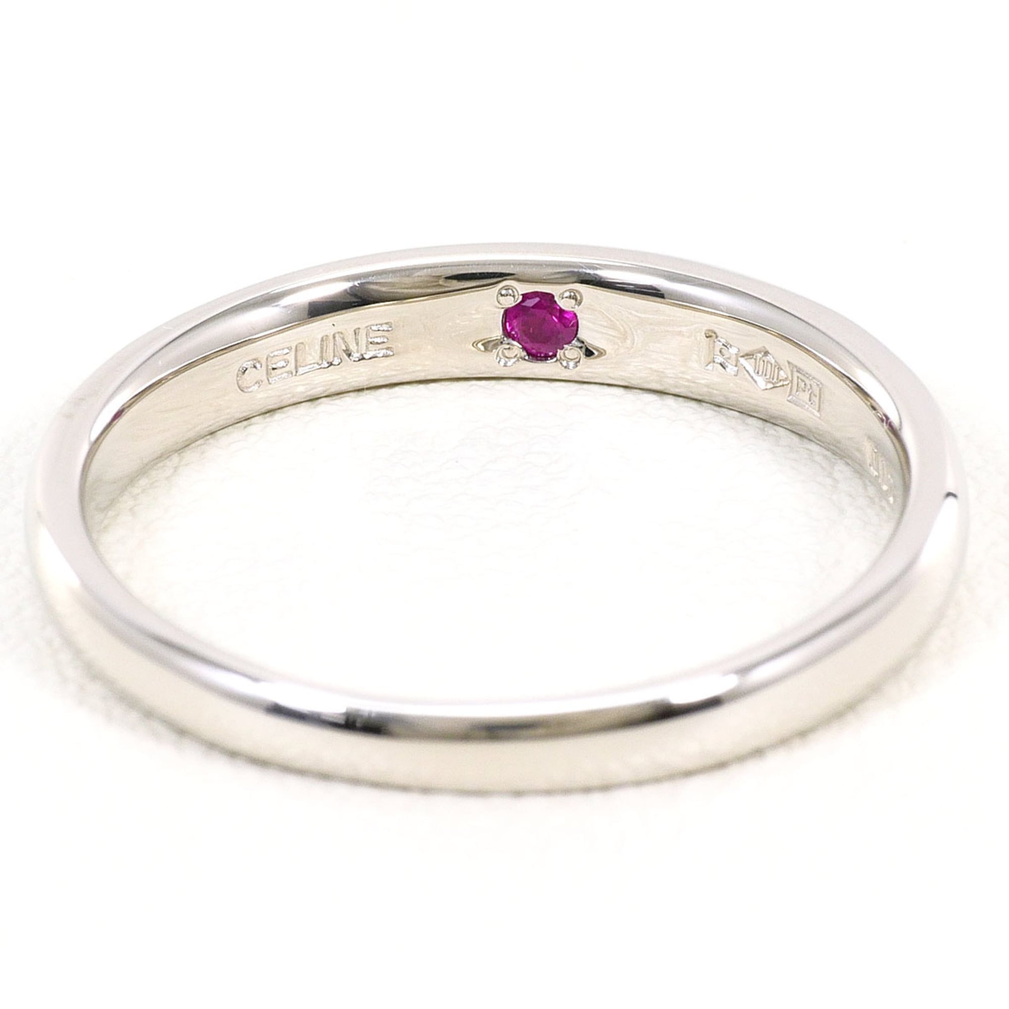 Celine Platinum 1000 Band Ring (Pre-Owned)