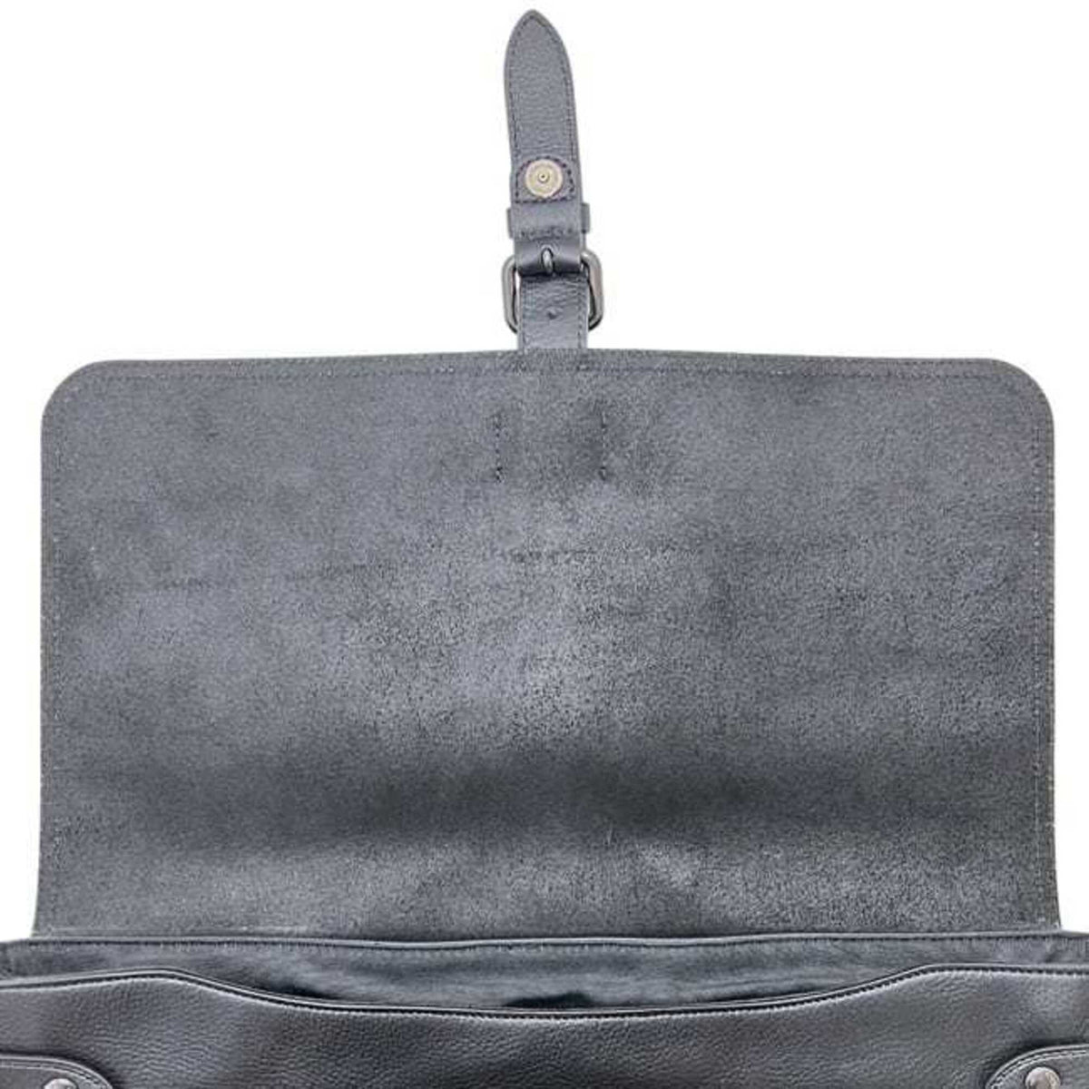 Coach Black Leather Crossbody Bag Shoulder Bag (Pre-Owned)