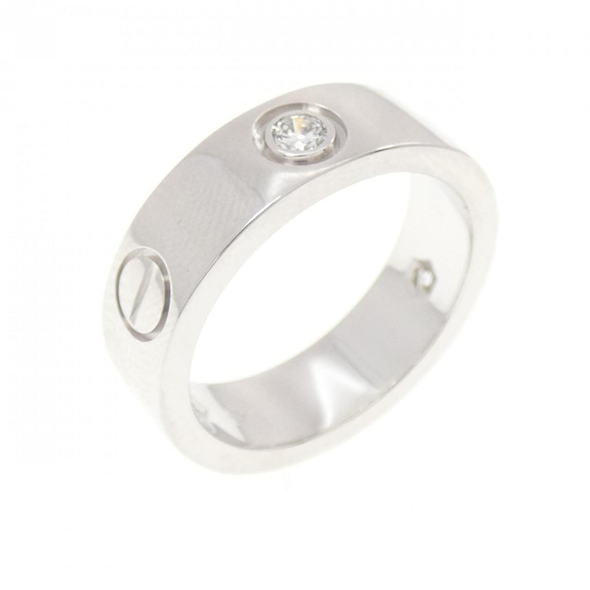 Cartier Love White Gold (18K) Band Ring (Pre-Owned)