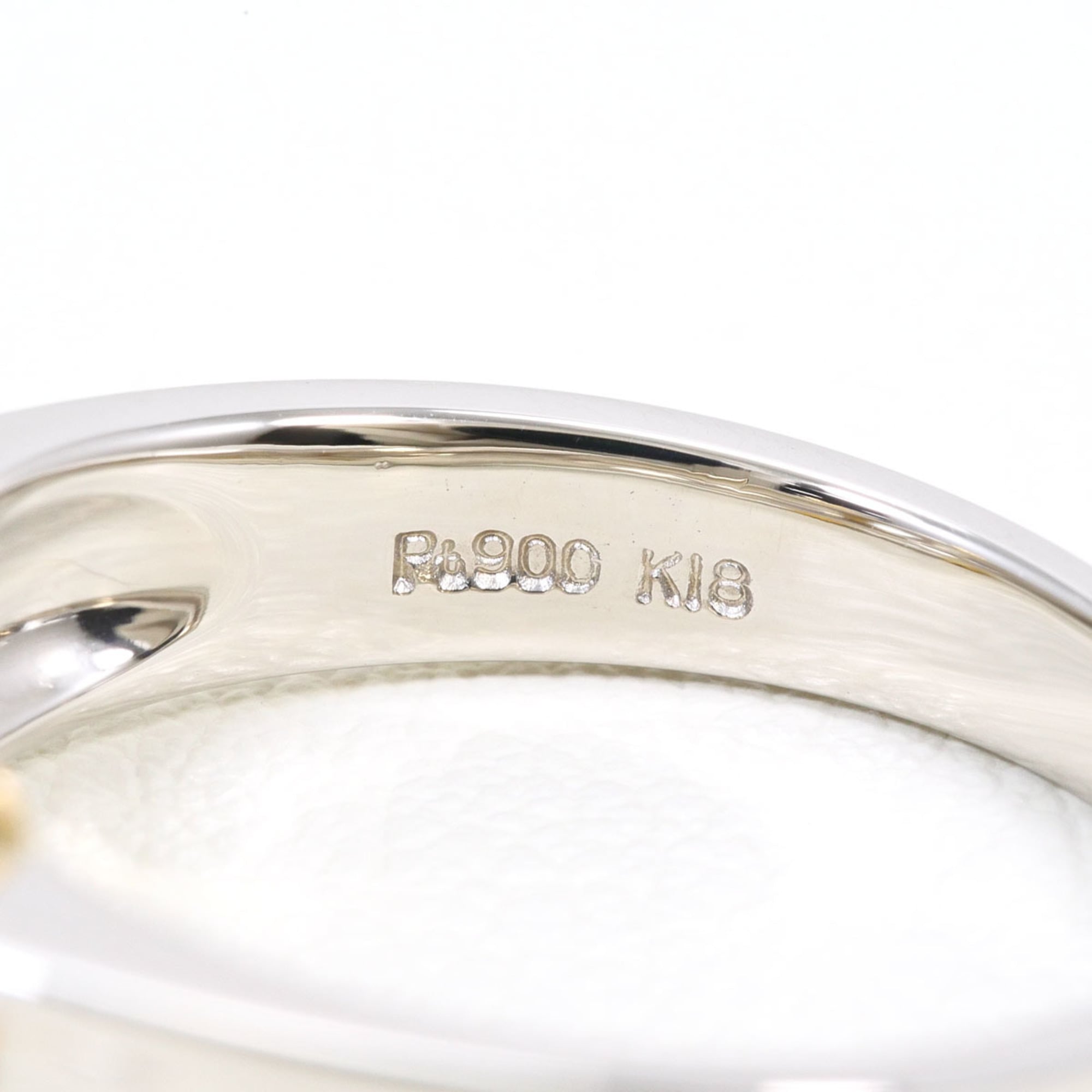 Unbranded Platinum Yellow Gold Yellow Gold (18K) Platinum 900 Band Ring (Pre-Owned)