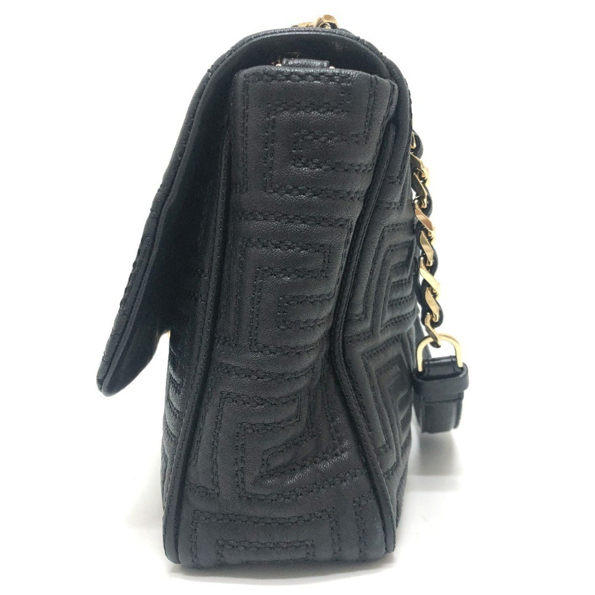 Valentino Black Leather Handbag Shoulder Bag (Pre-Owned)