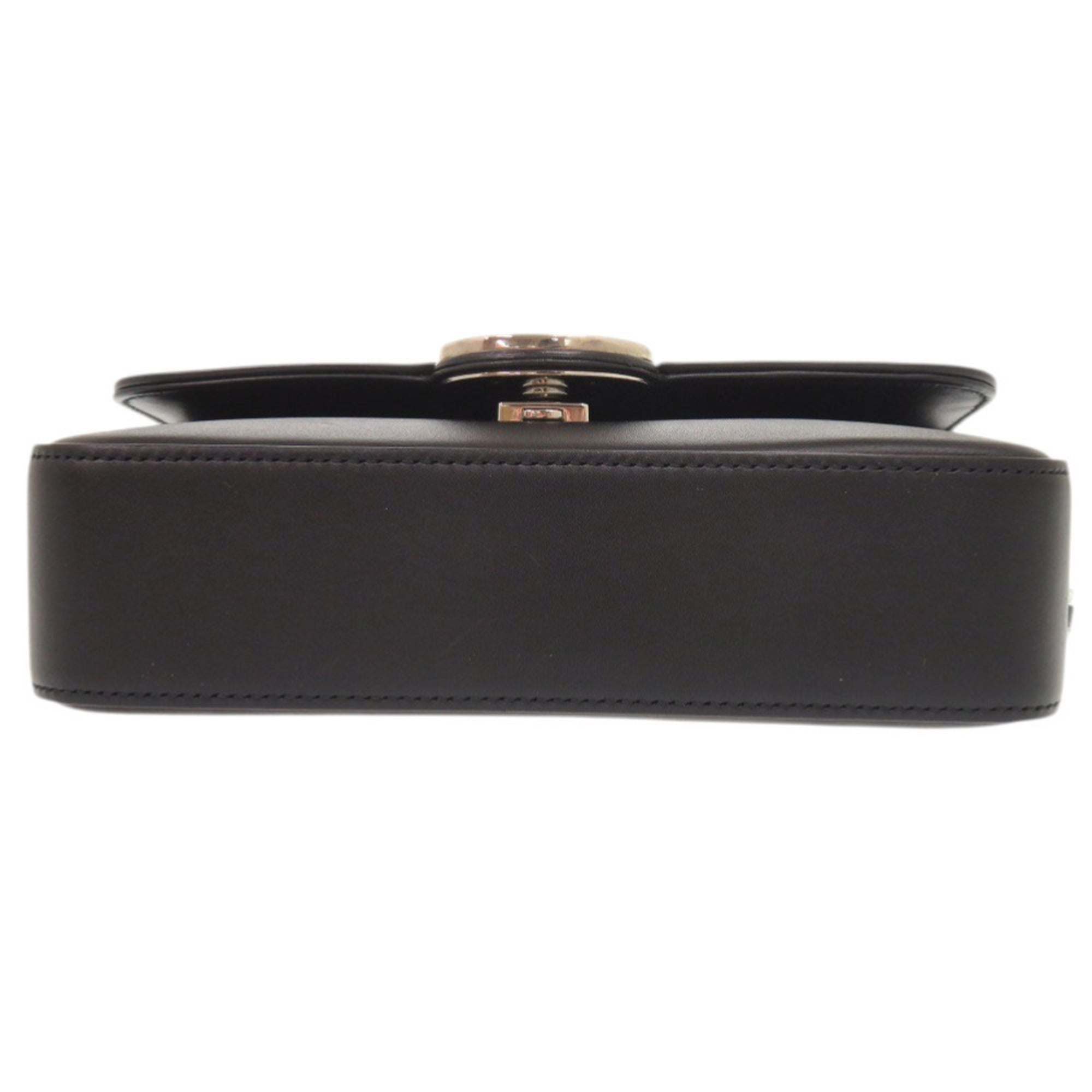 Gucci Black Leather Shoulder Bag (Pre-Owned)
