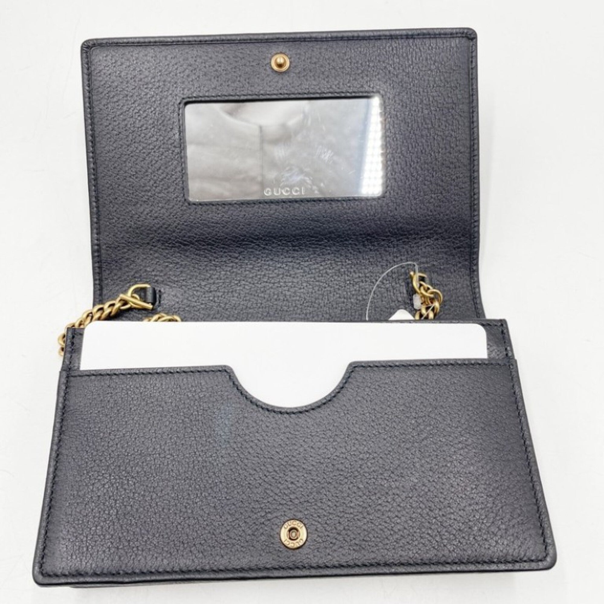 Gucci Black Leather Shoulder Bag (Pre-Owned)