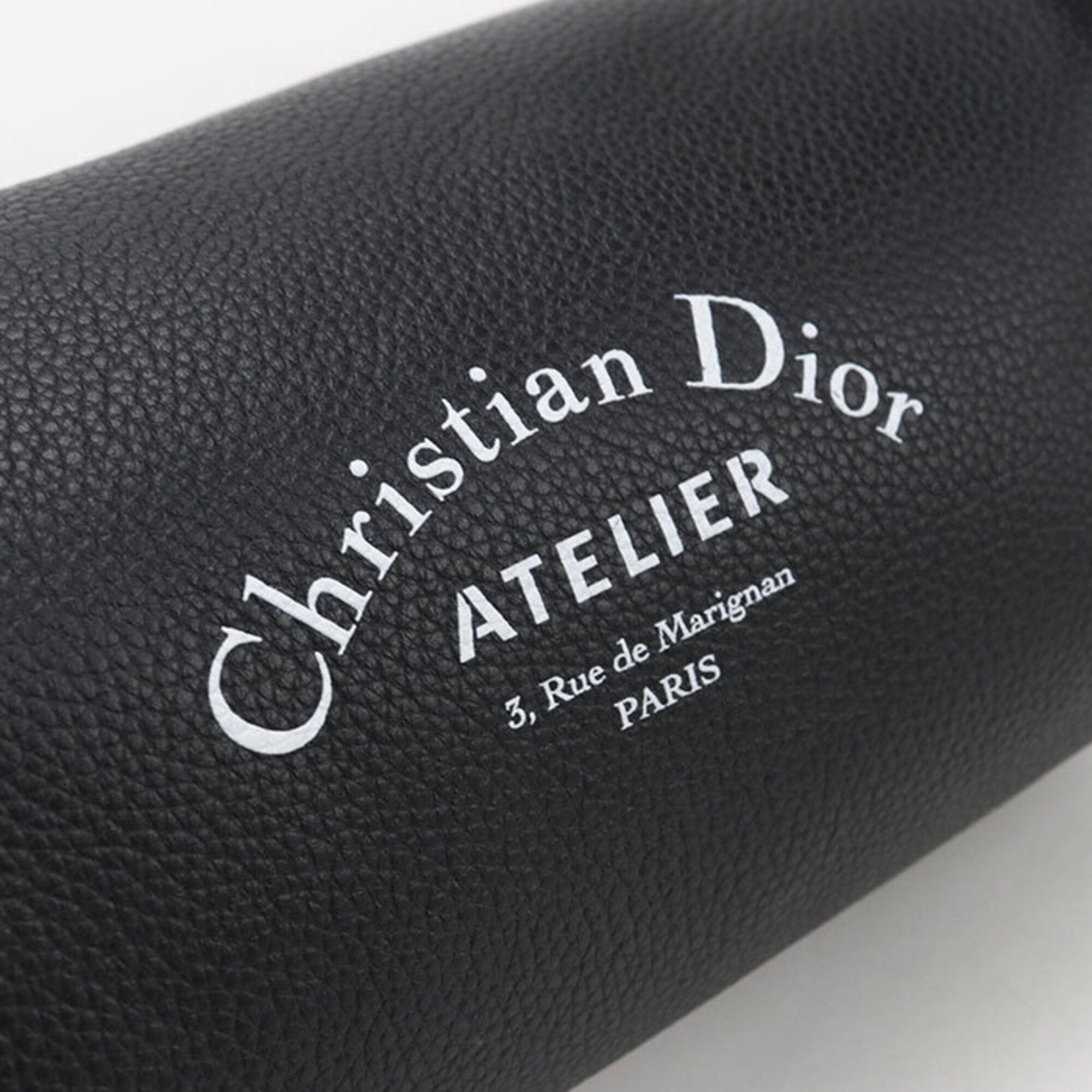 Christian Dior Black Leather Shoulder Bag (Pre-Owned)