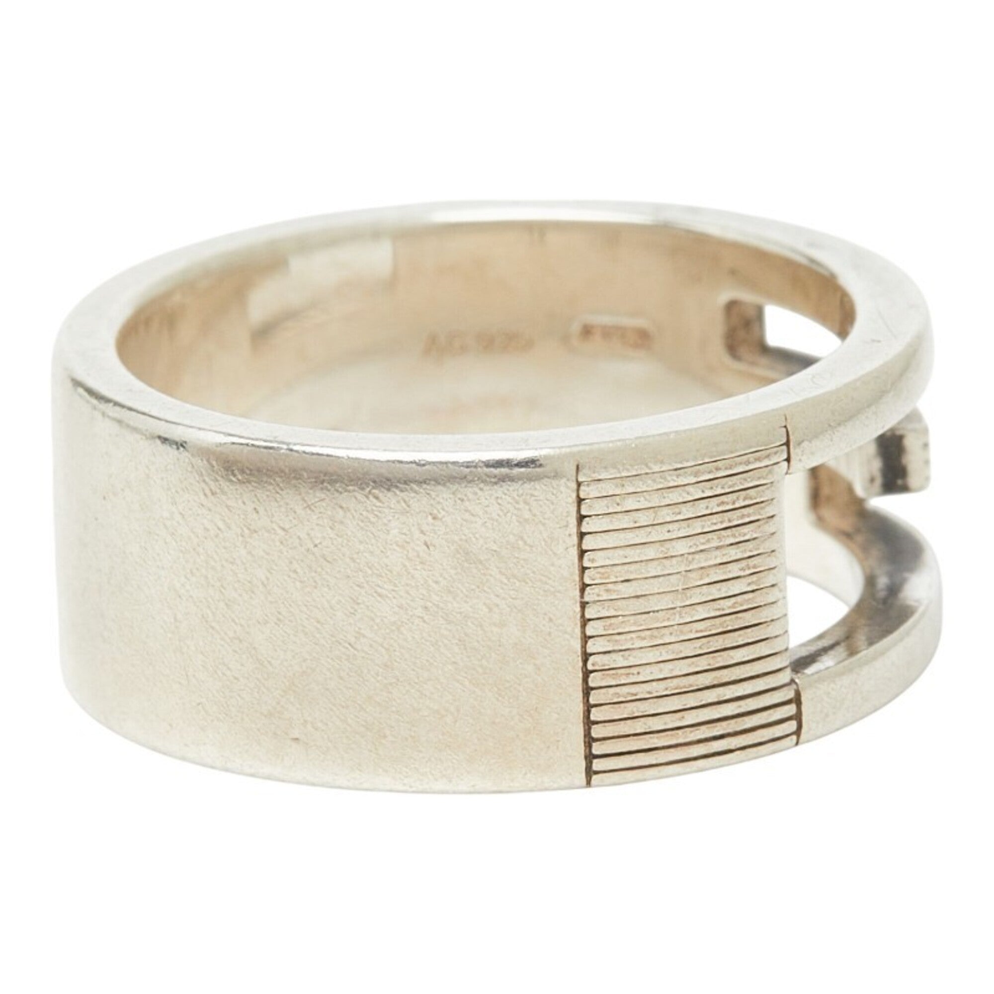 Gucci Silver 925 Band Ring (Pre-Owned)