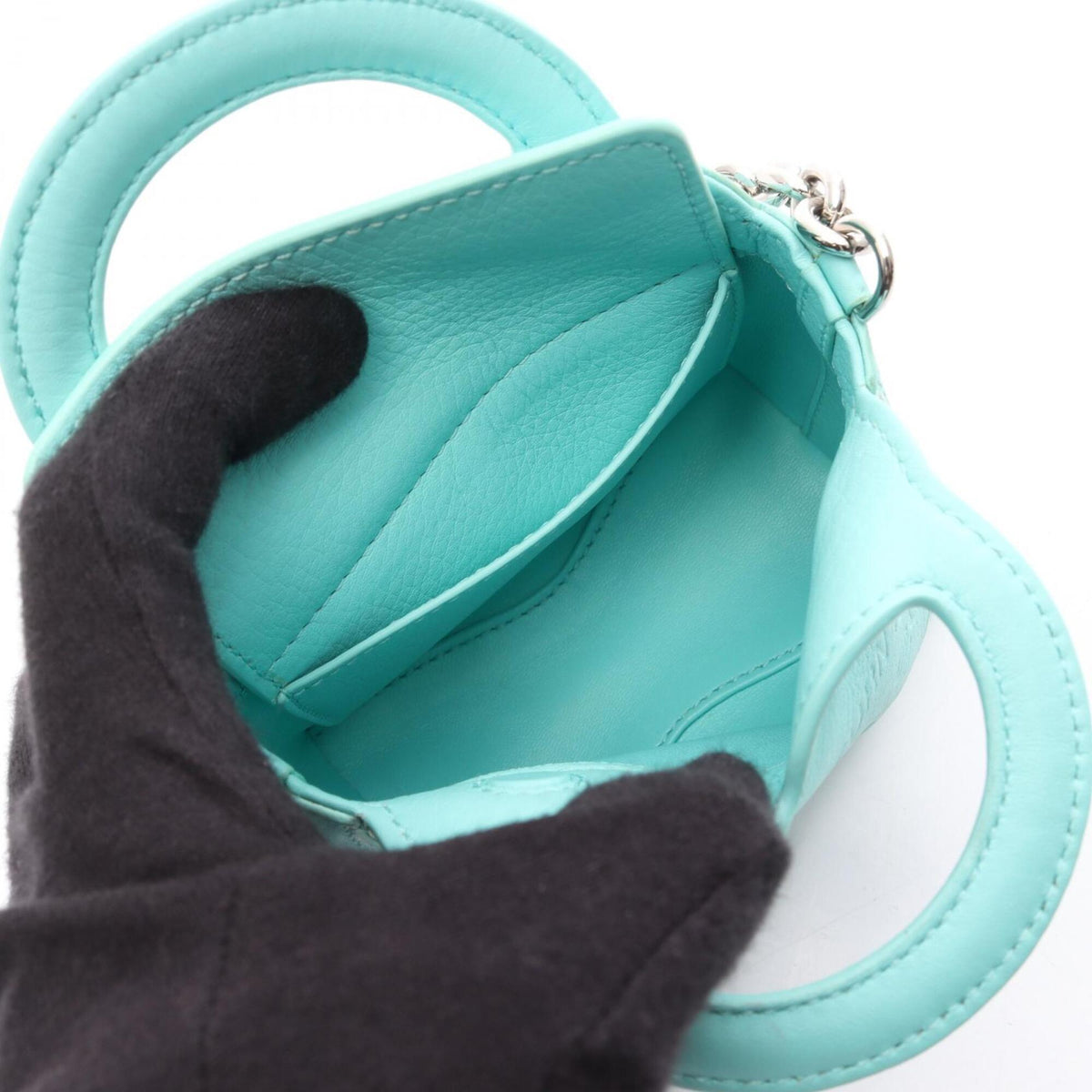 Tiffany Green Leather Handbag (Pre-Owned)