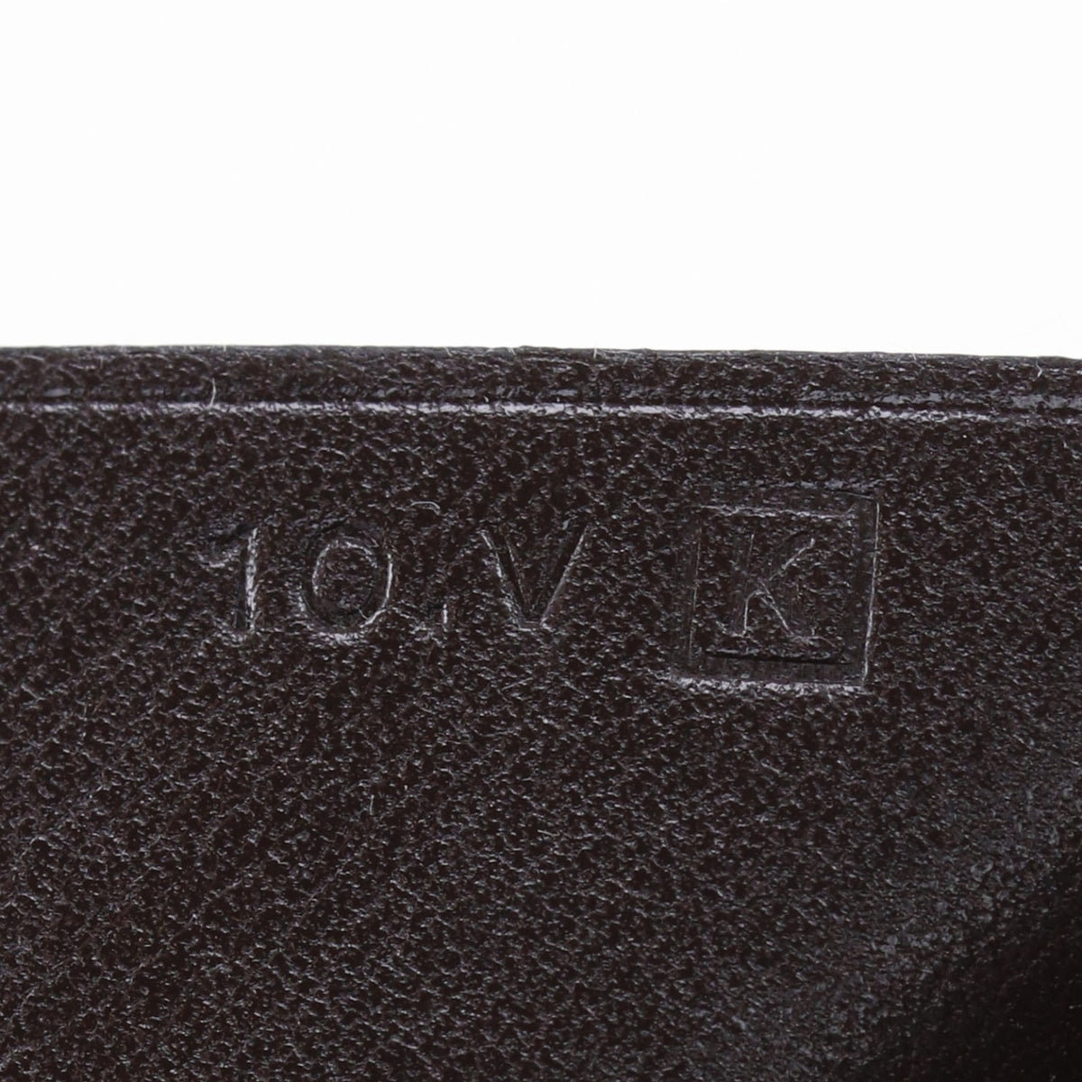 Hermes Brown Box Calf Leather Long Wallet (Bi-Fold) (Pre-Owned)