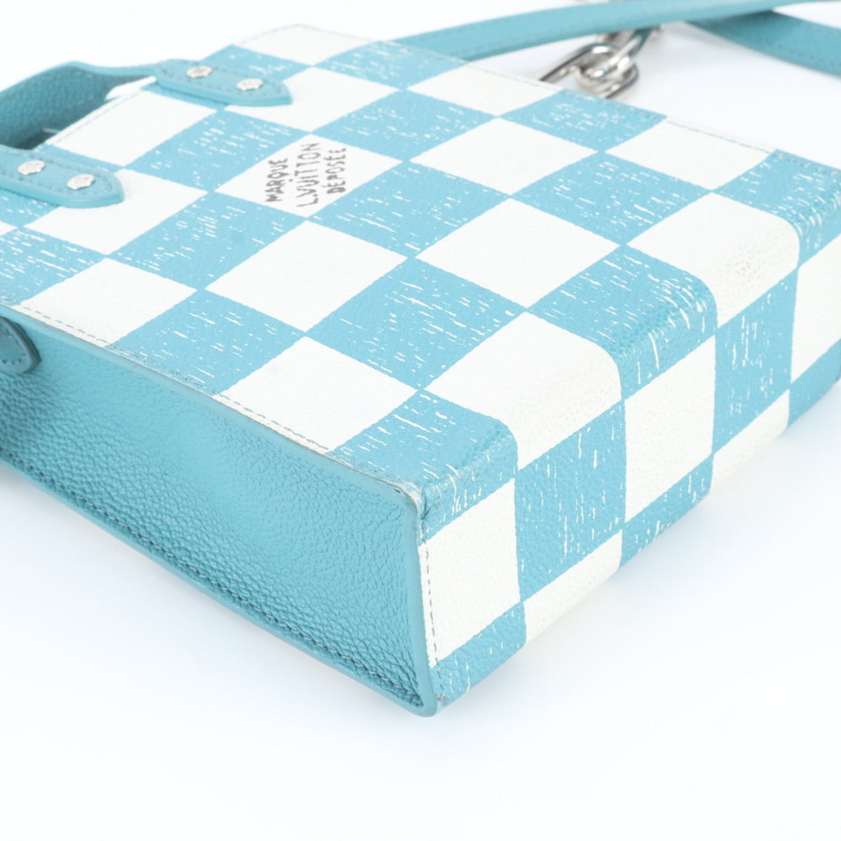 Louis Vuitton Turquoise Leather Handbag Shoulder Bag (Pre-Owned)