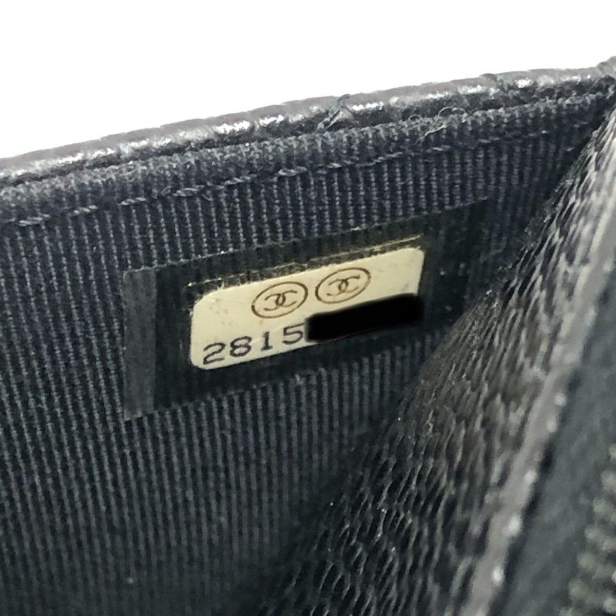 Chanel Matelasse Black Grained Calfskin Shoulder Bag (Pre-Owned)
