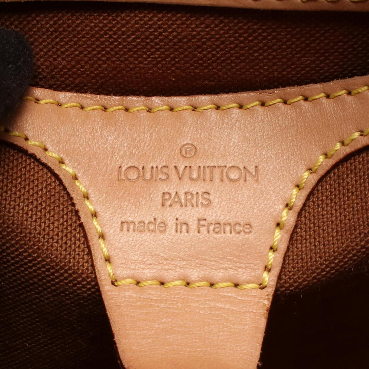 Louis Vuitton Brown Monogram Coated Canvas Leather Handbag (Pre-Owned)