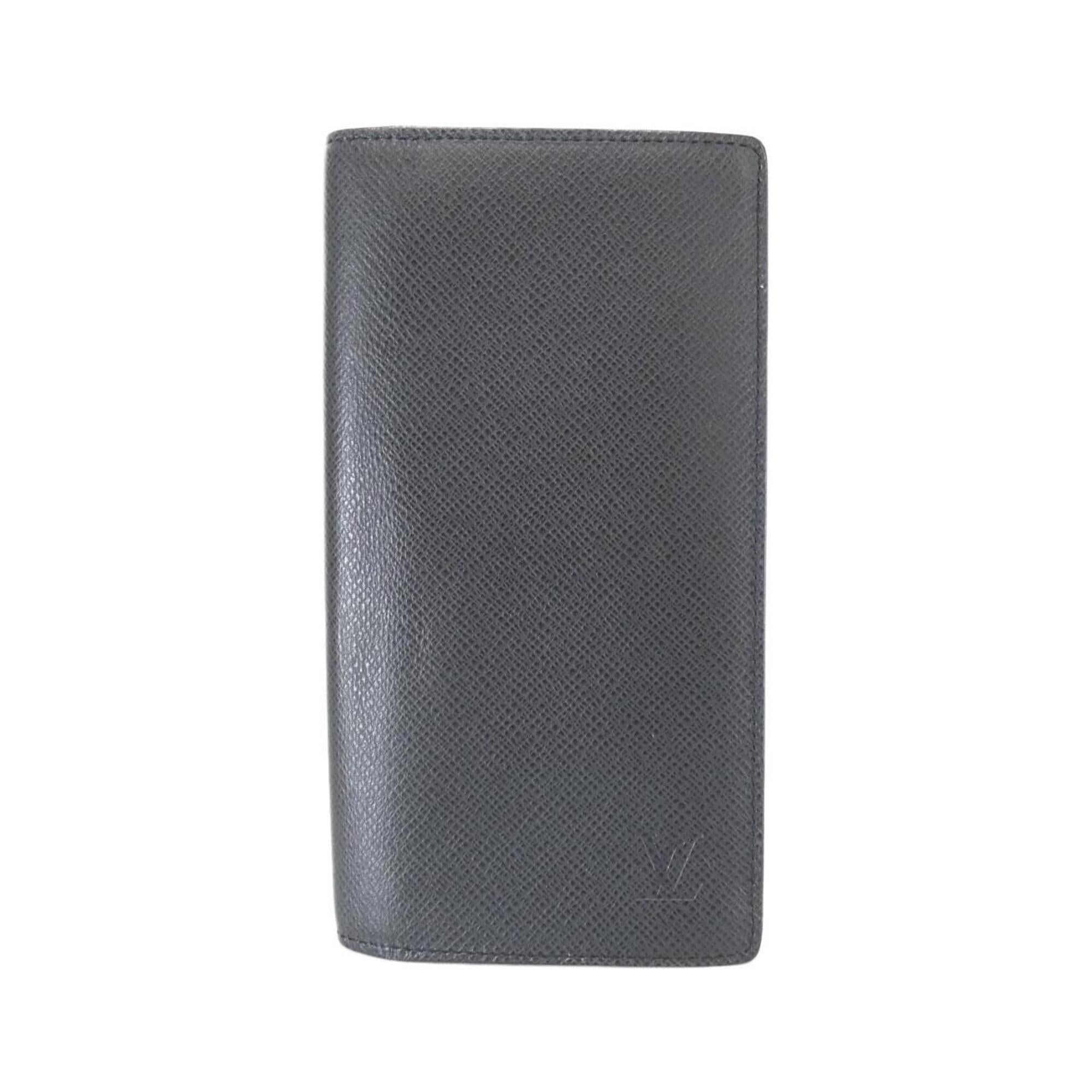 Louis Vuitton Blue Leather Long Wallet (Bi-Fold) (Pre-Owned)