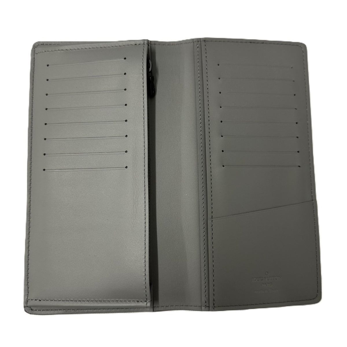 Louis Vuitton Monogram Shadow Gray Monogram Shadow Long Wallet (Bi-Fold) (Pre-Owned)