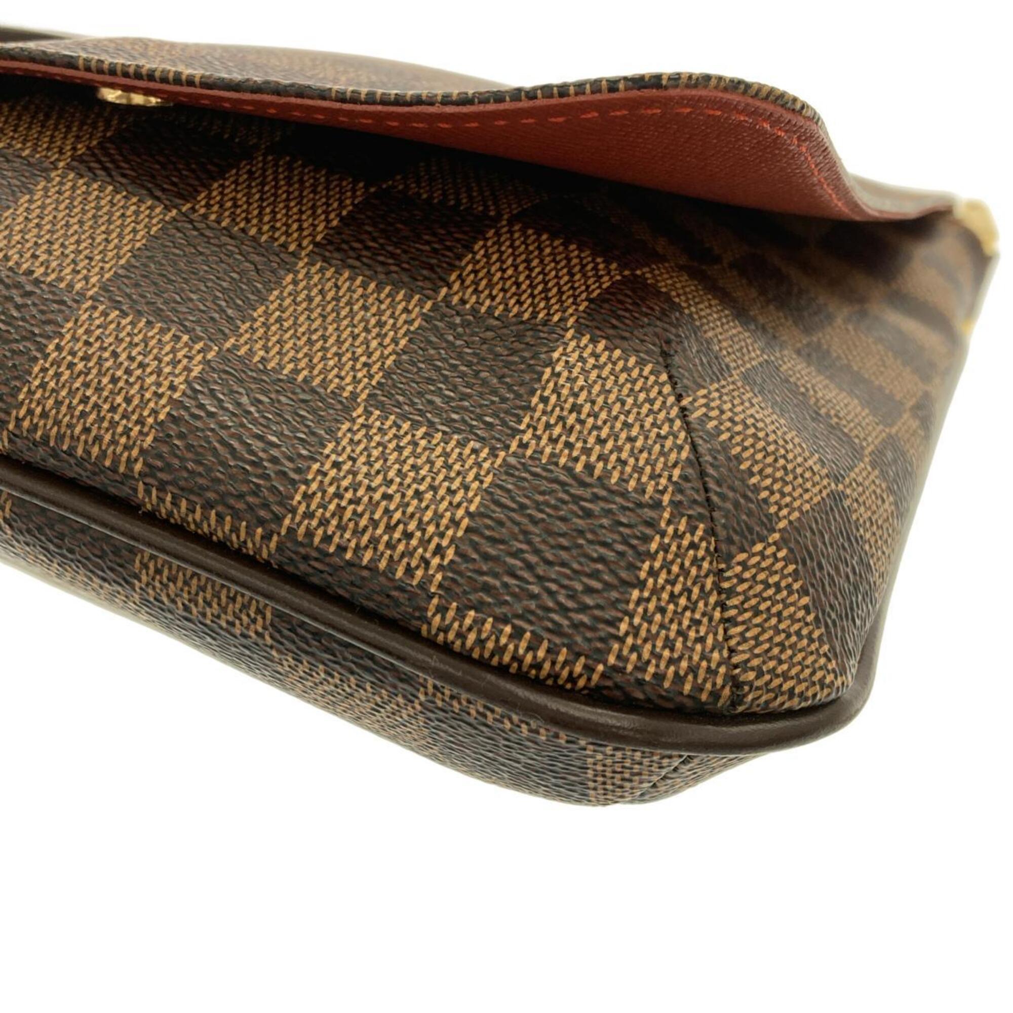 Louis Vuitton Ebene Coated Canvas Shoulder Bag (Pre-Owned)