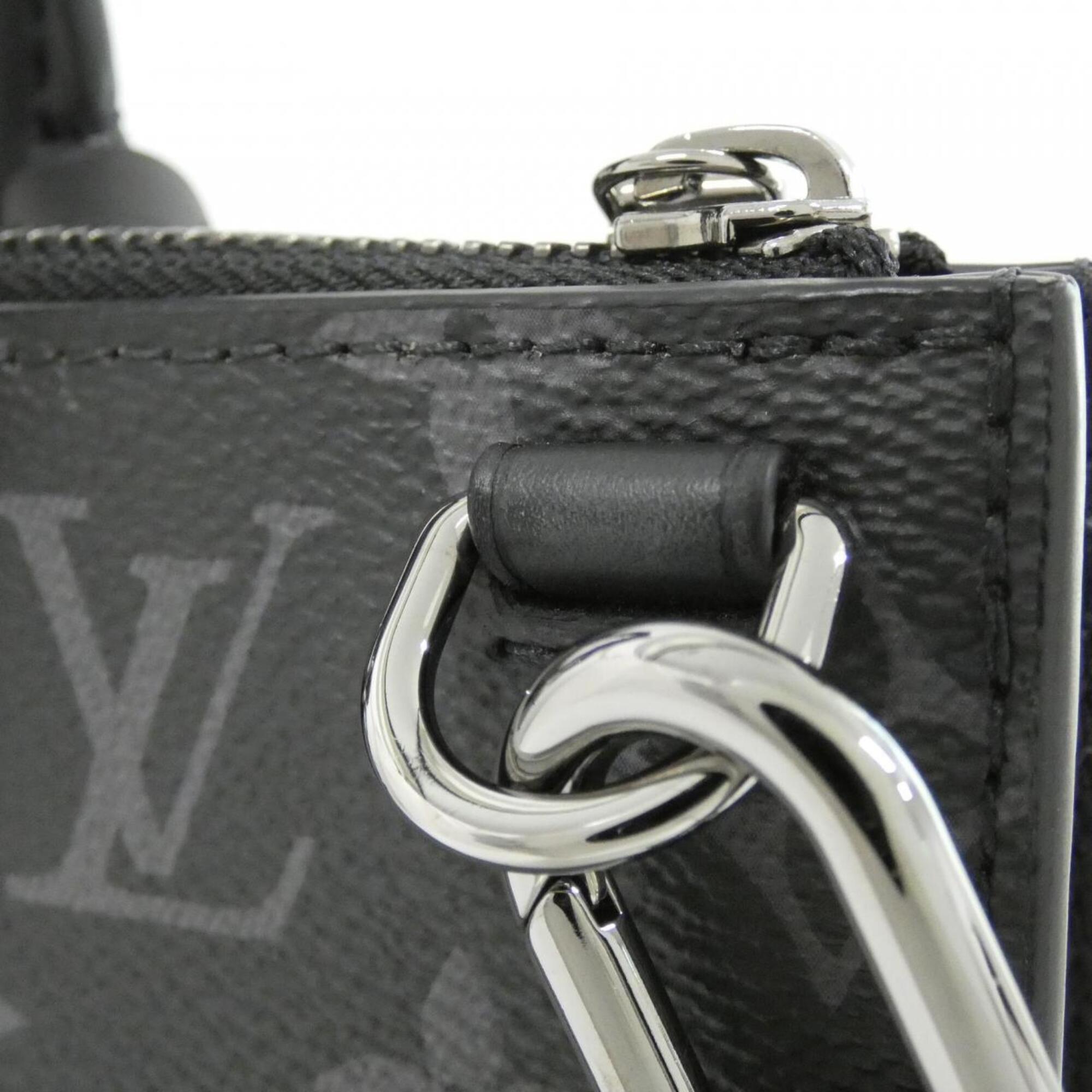 Louis Vuitton Monogram Eclipse Black Coated Canvas Handbag (Pre-Owned)