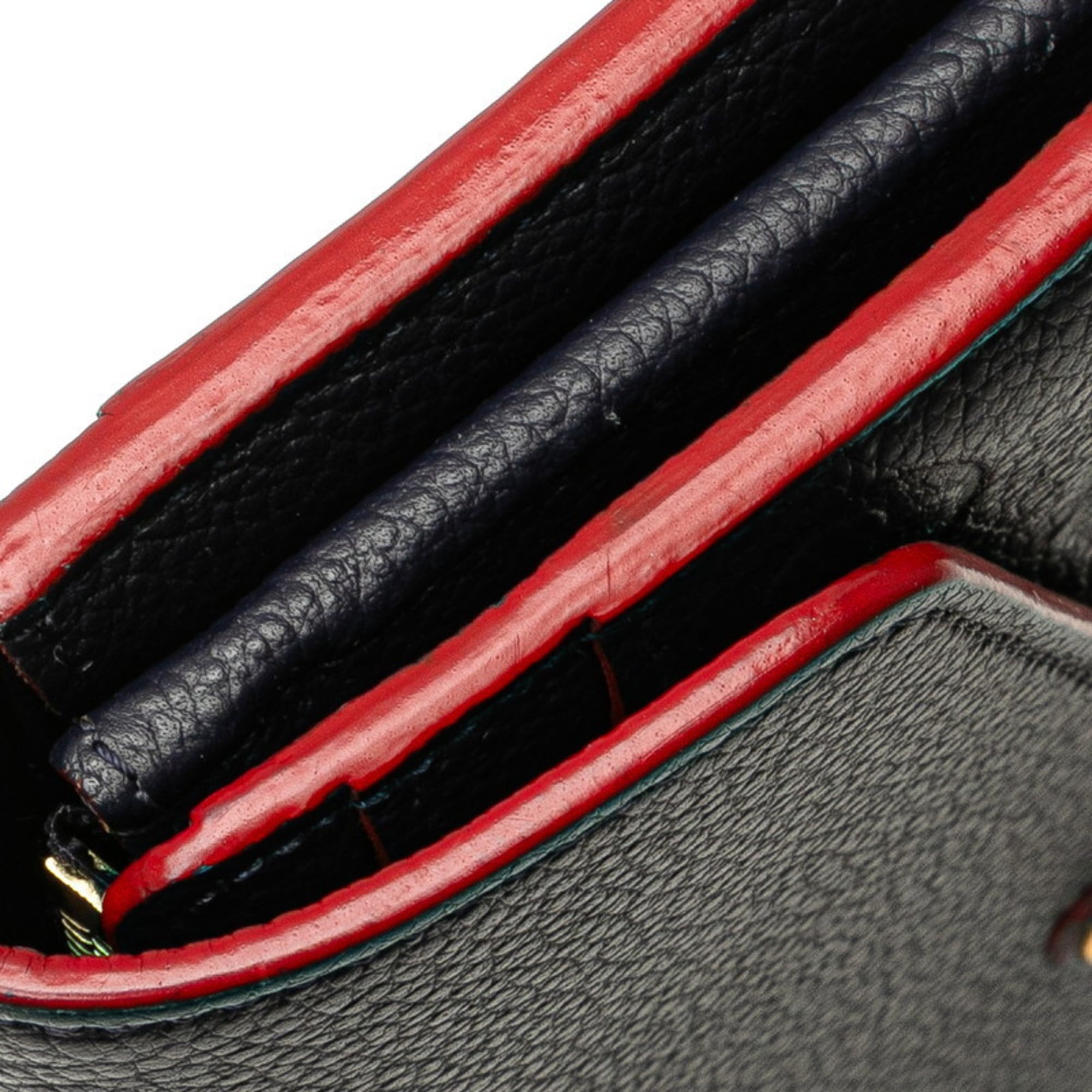 Louis Vuitton Monogram Empreinte Marine Rouge Navy Leather Long Wallet (Bi-Fold) (Pre-Owned)