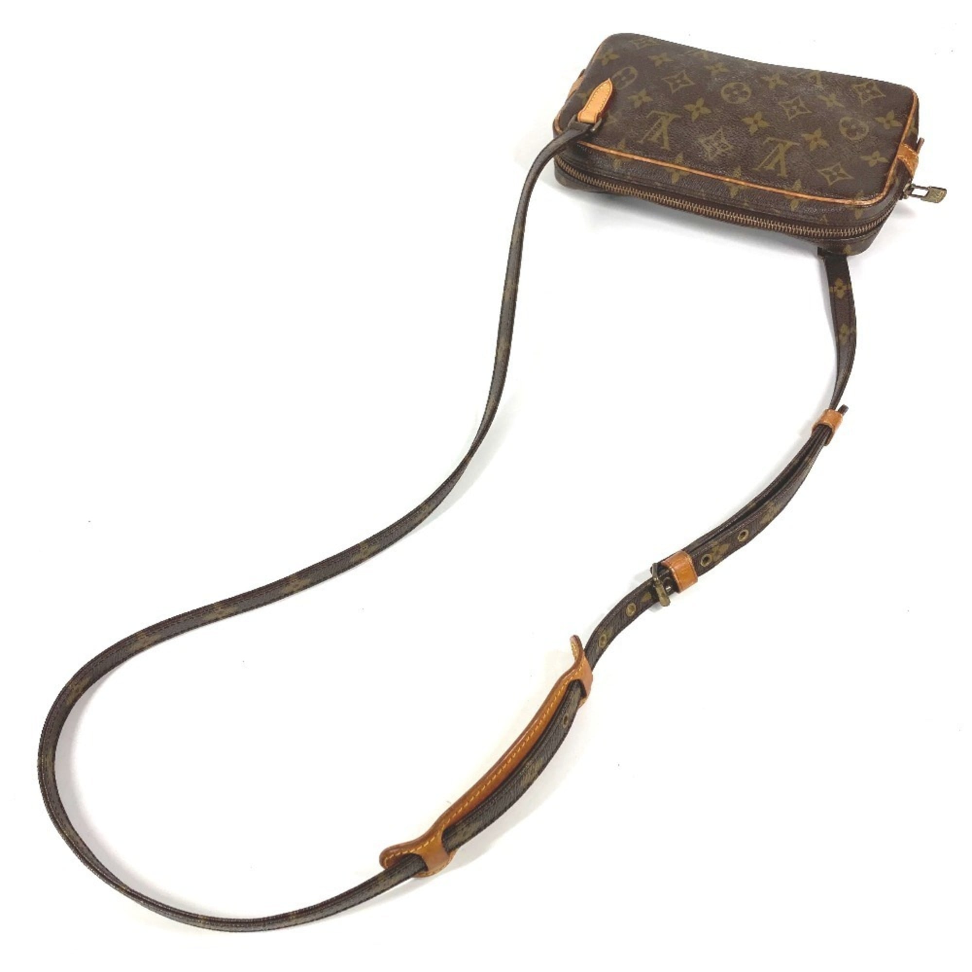 Louis Vuitton Brown Monogram Monogram Pochette Shoulder Bag (Pre-Owned)