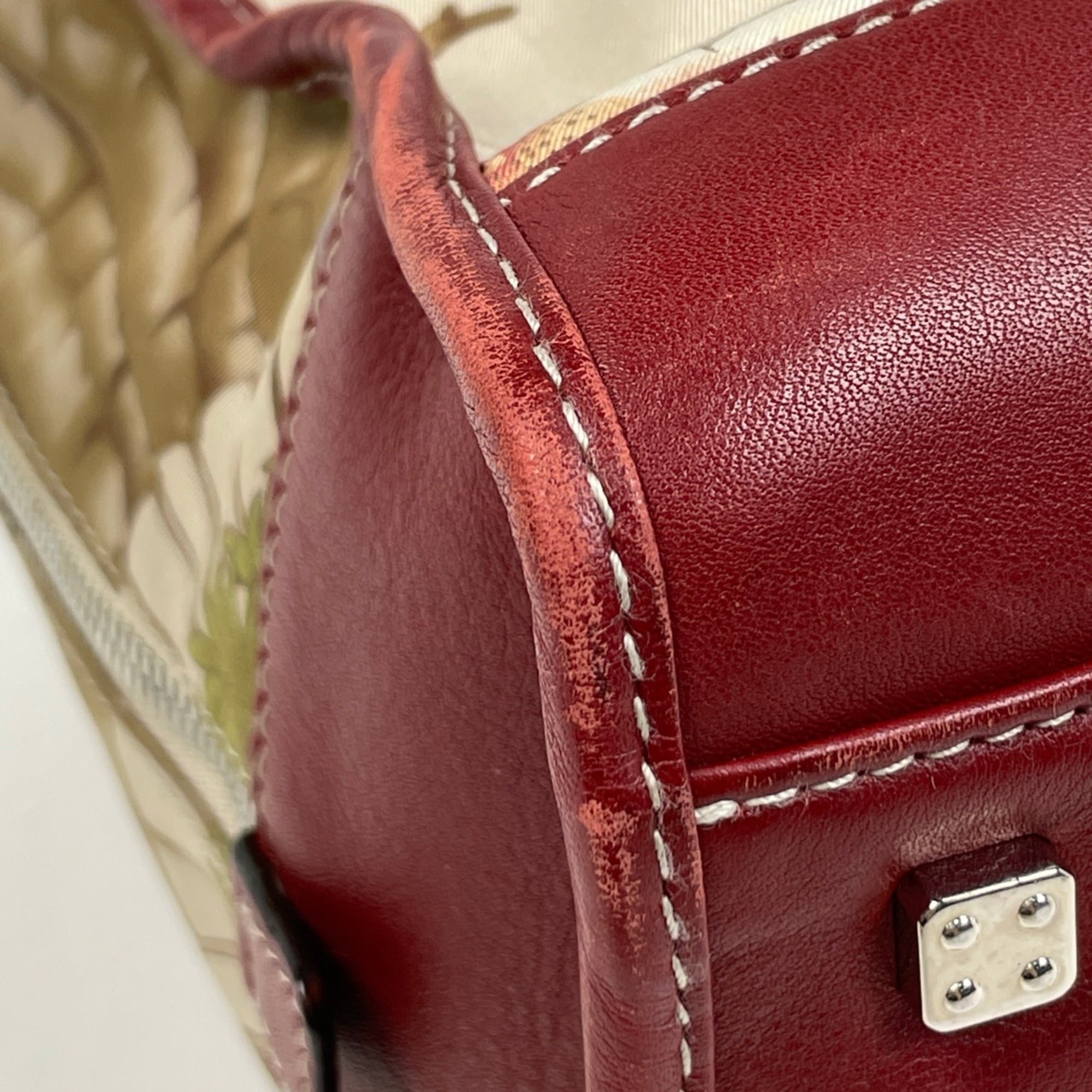 Loewe Multi-Color Fabric Leather Handbag (Pre-Owned)