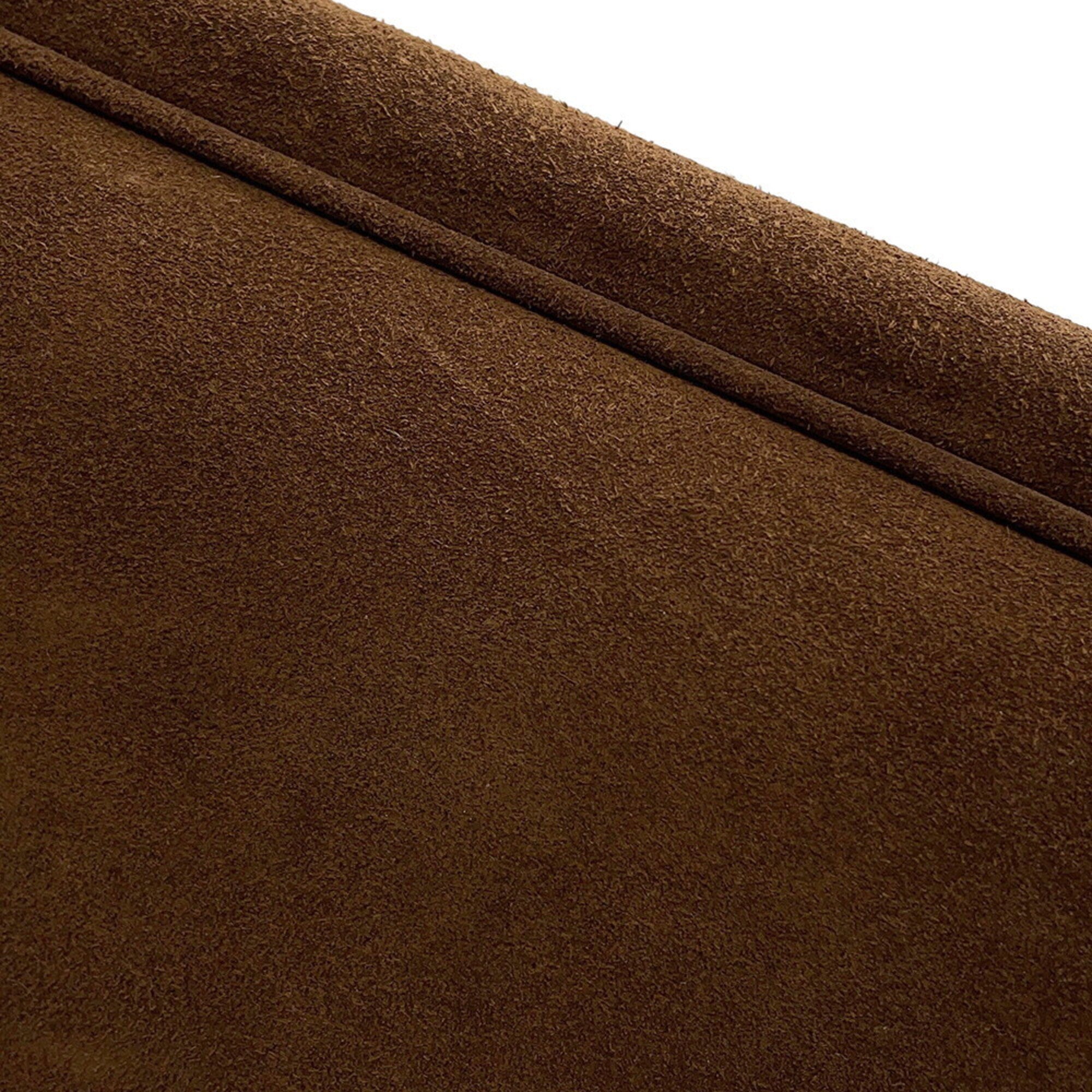 Prada Brown Cocoa Suede Handbag Shoulder Bag (Pre-Owned)