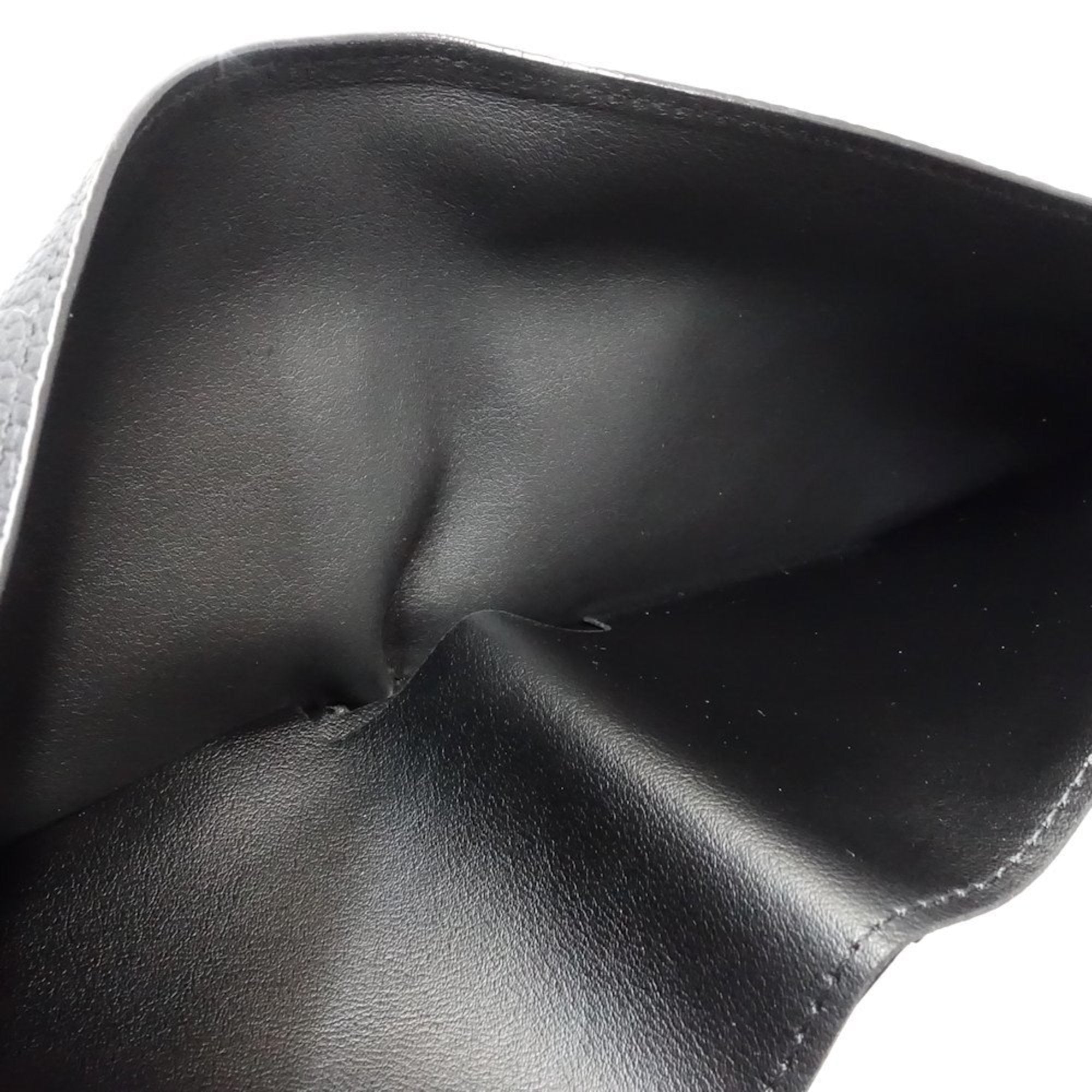 Louis Vuitton Black Leather Wallet (Bi-Fold) (Pre-Owned)
