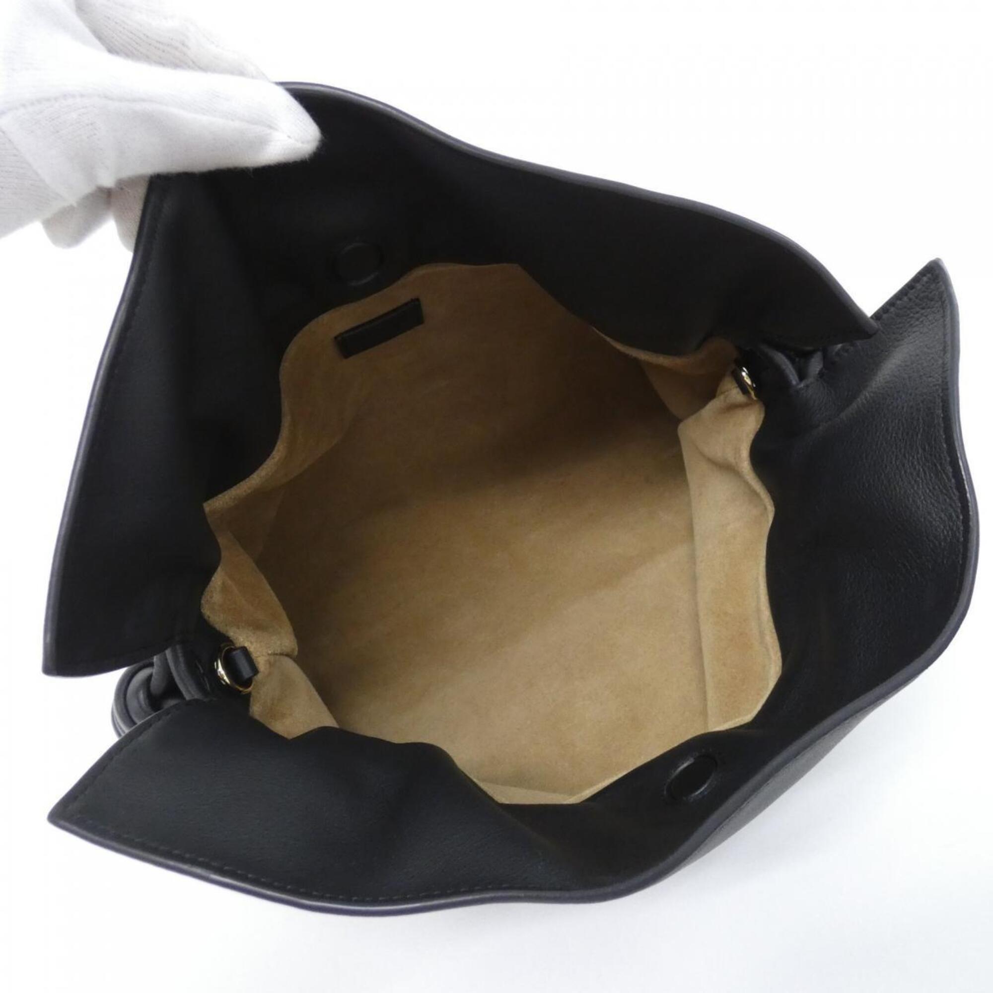 Loewe Black Leather Handbag (Pre-Owned)