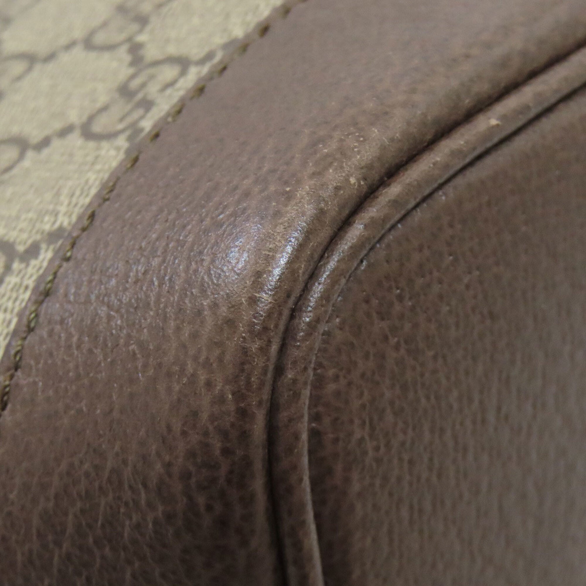 Gucci Brown Pvc Handbag (Pre-Owned)