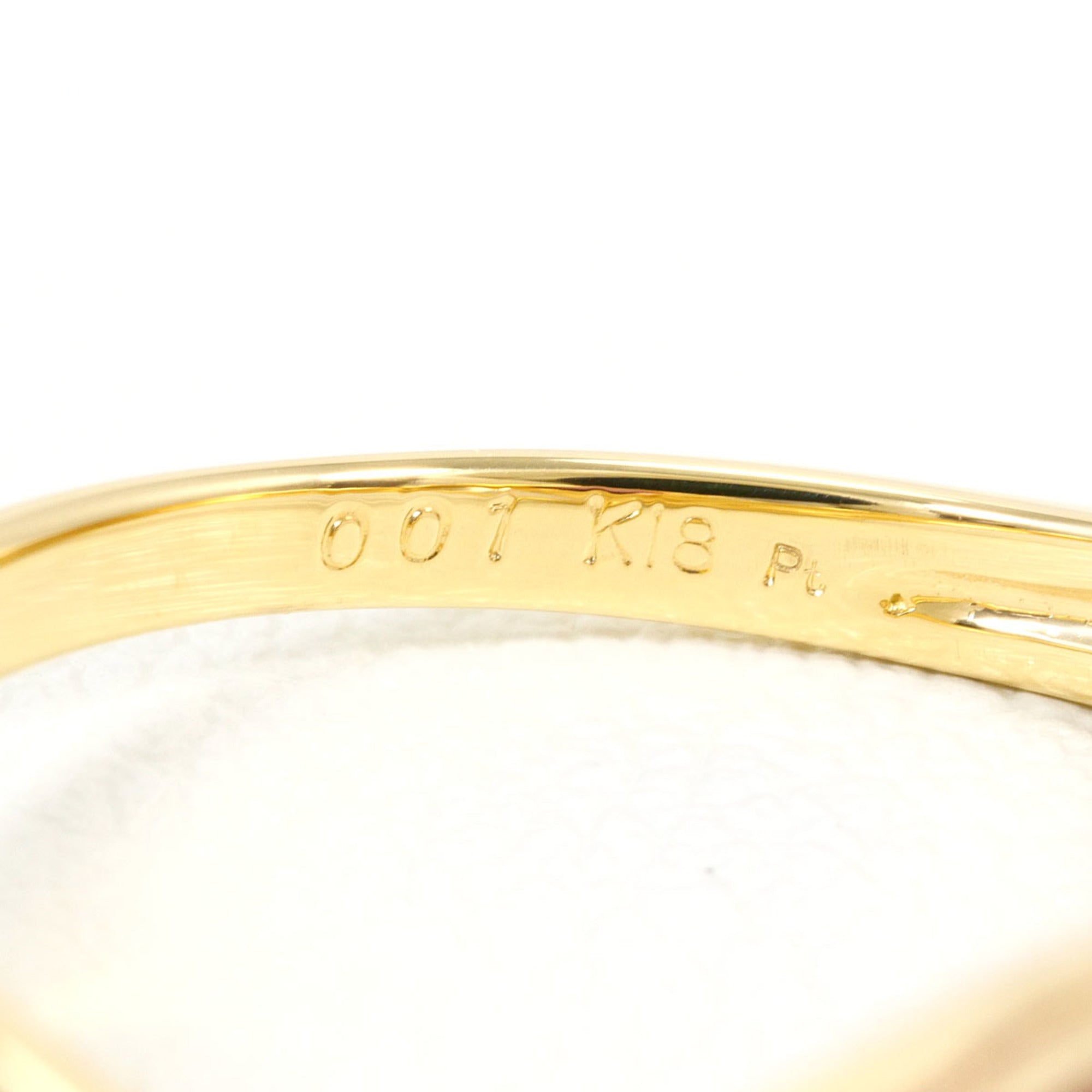Unbranded Platinum Yellow Gold Yellow Gold (18K) Platinum Band Ring (Pre-Owned)
