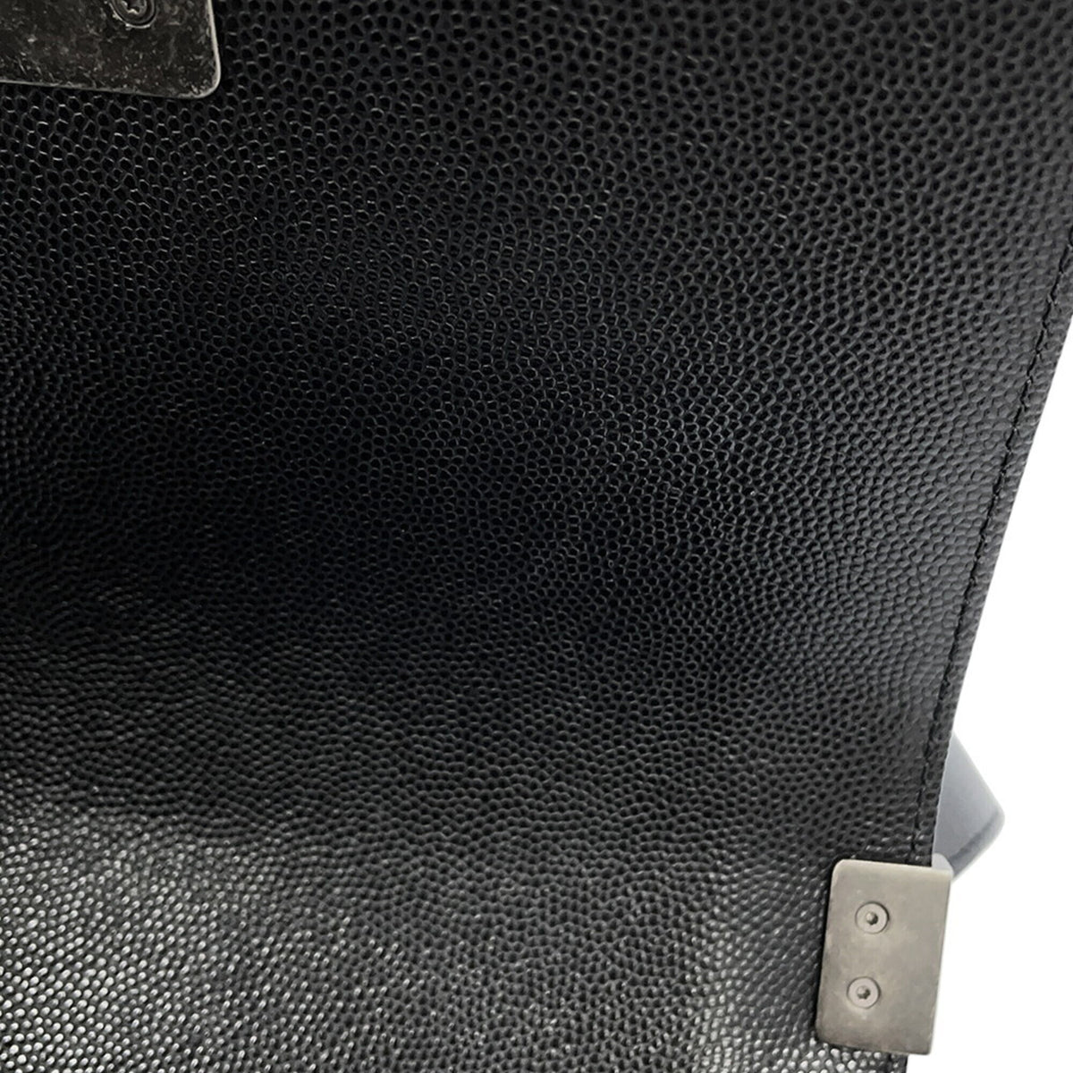 Chanel Black Grained Calfskin Shoulder Bag (Pre-Owned)