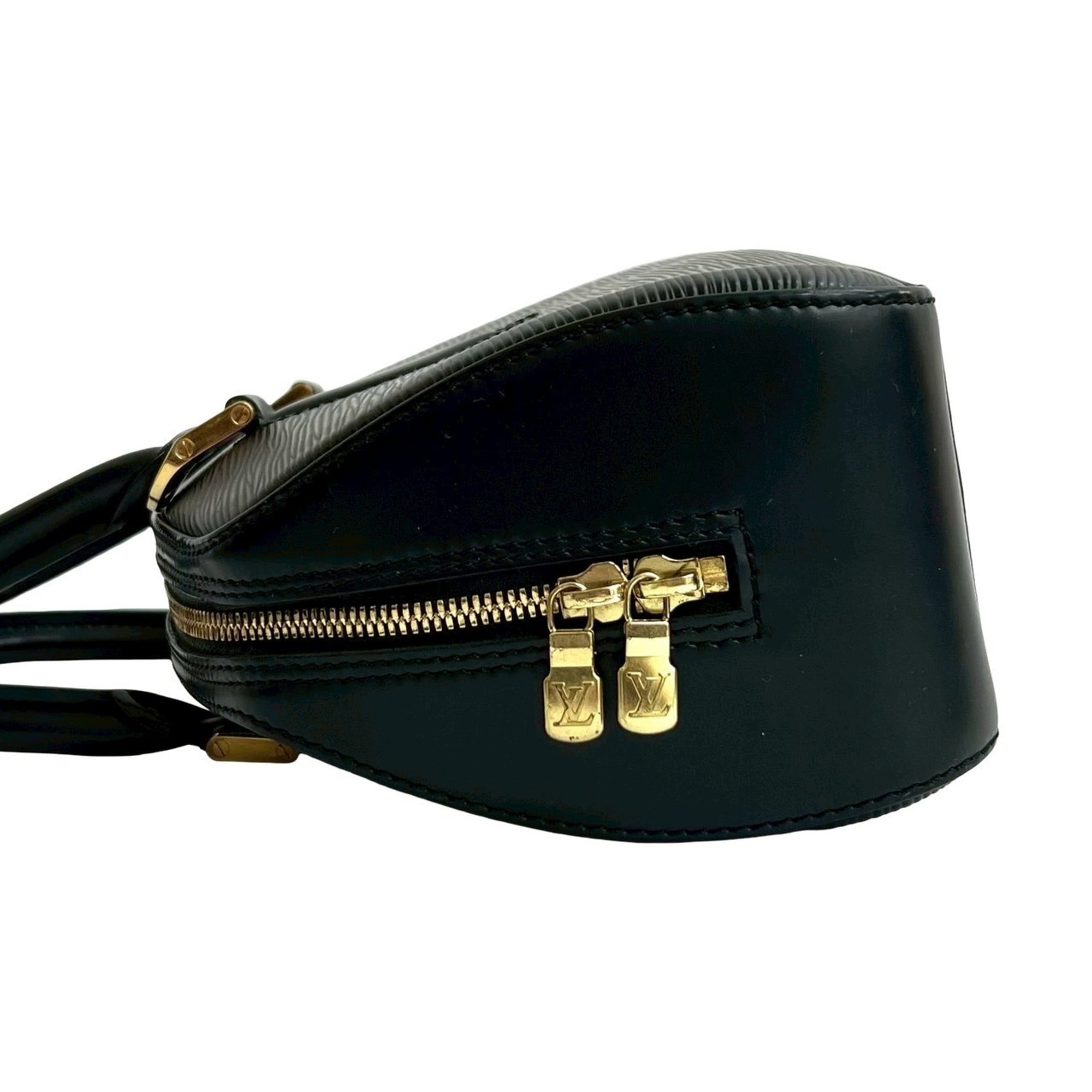 Louis Vuitton Black Epi Leather Boston Bag Handbag (Pre-Owned)