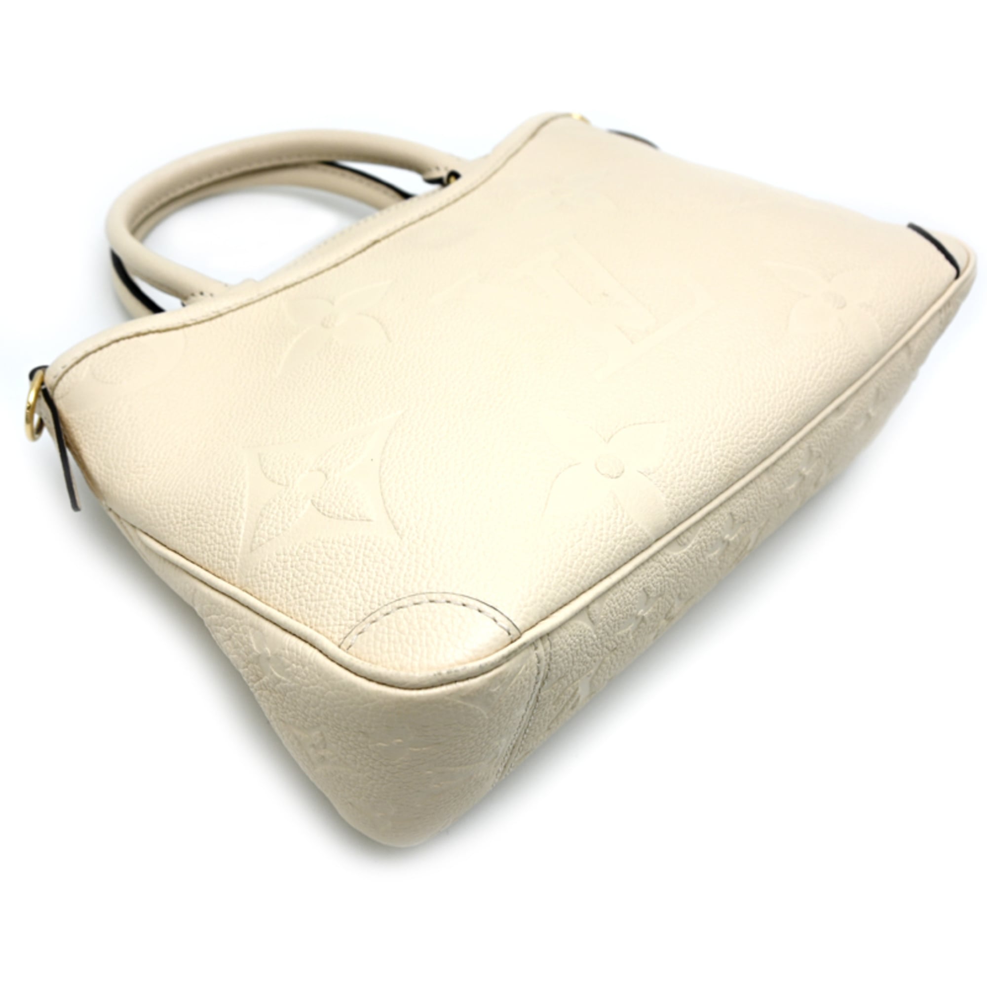 Louis Vuitton Cream Monogram Empreinte Handbag (Pre-Owned)
