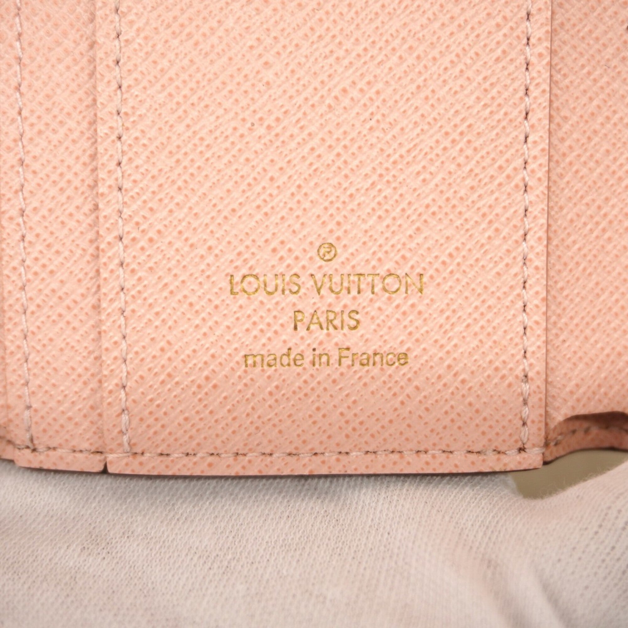 Louis Vuitton Brown Rose Ballerine Wallet (Tri-Fold) (Pre-Owned)