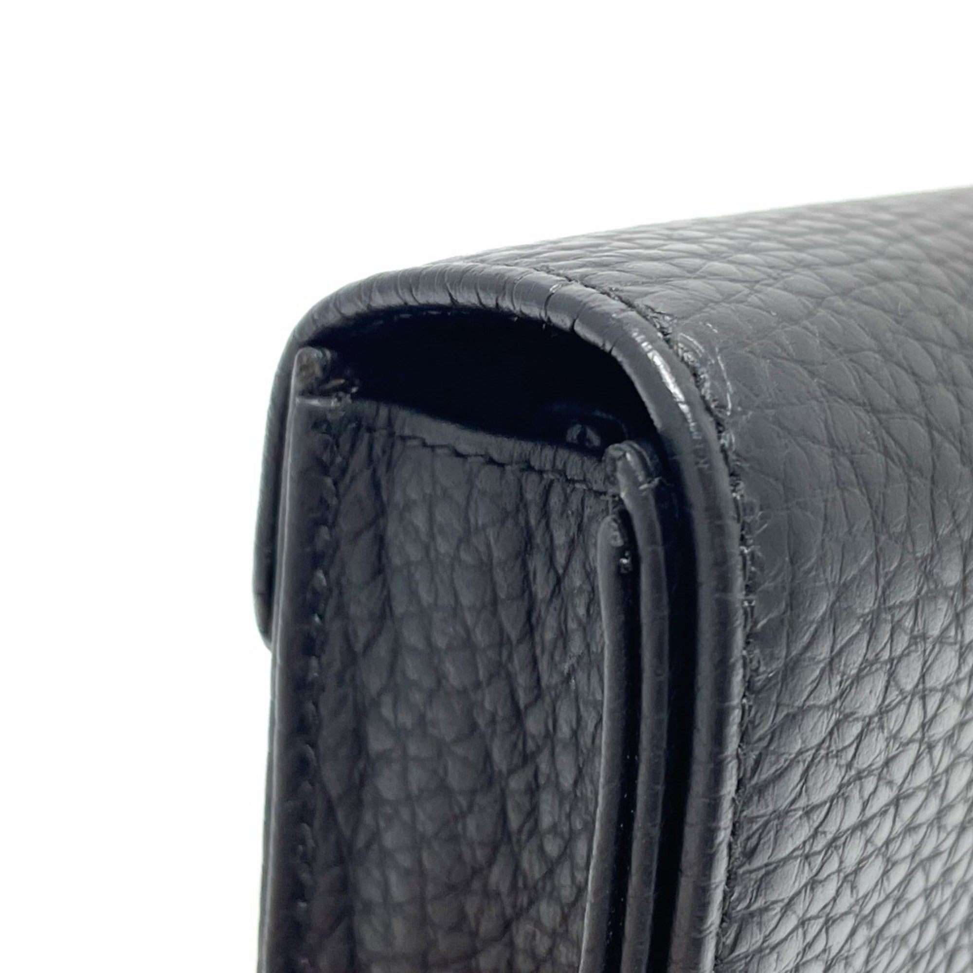 Dunhill Black Leather Pouch (Pre-Owned)