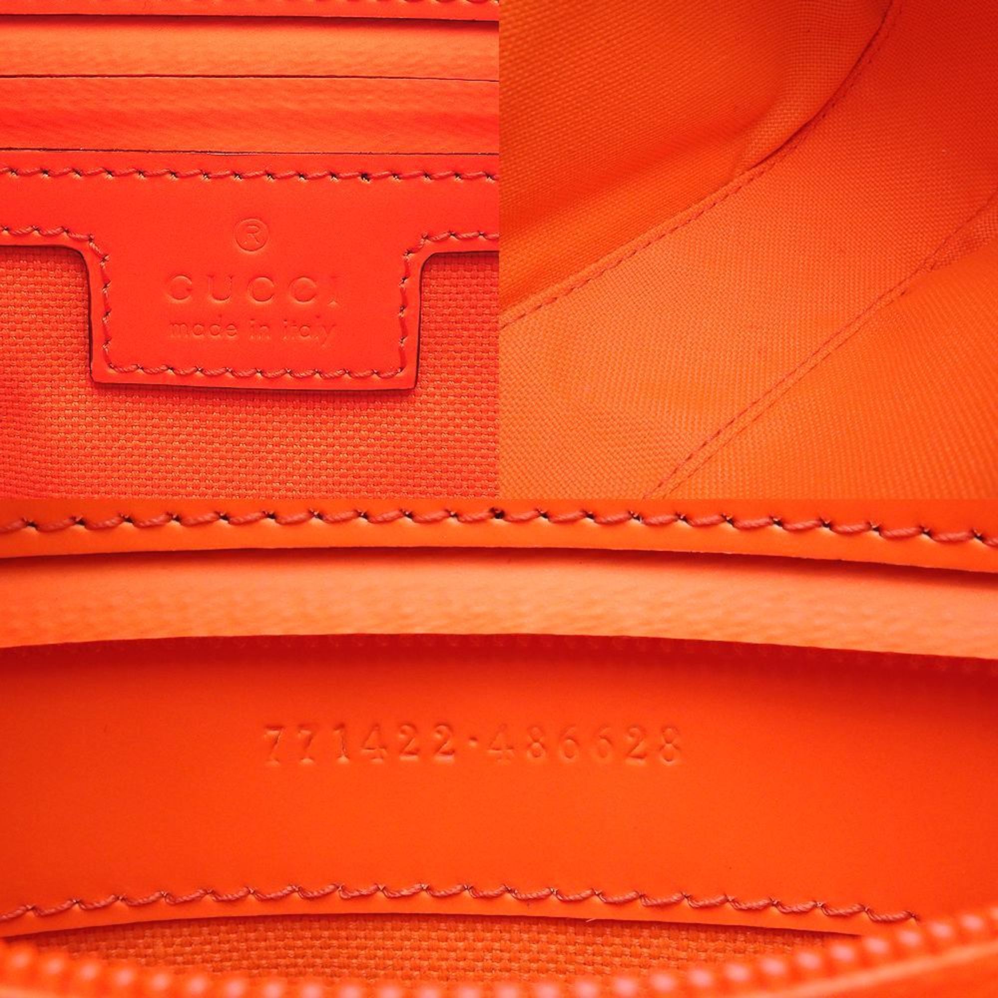 Gucci Orange Leather Fanny Pack (Pre-Owned)
