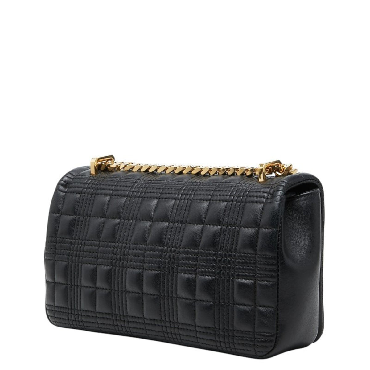 Burberry Black Leather Shoulder Bag (Pre-Owned)