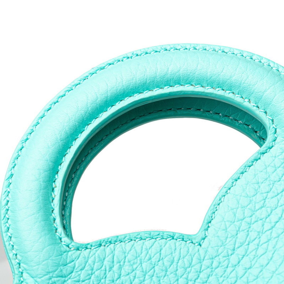 Tiffany Tiffany Blue Leather Handbag Shoulder Bag (Pre-Owned)
