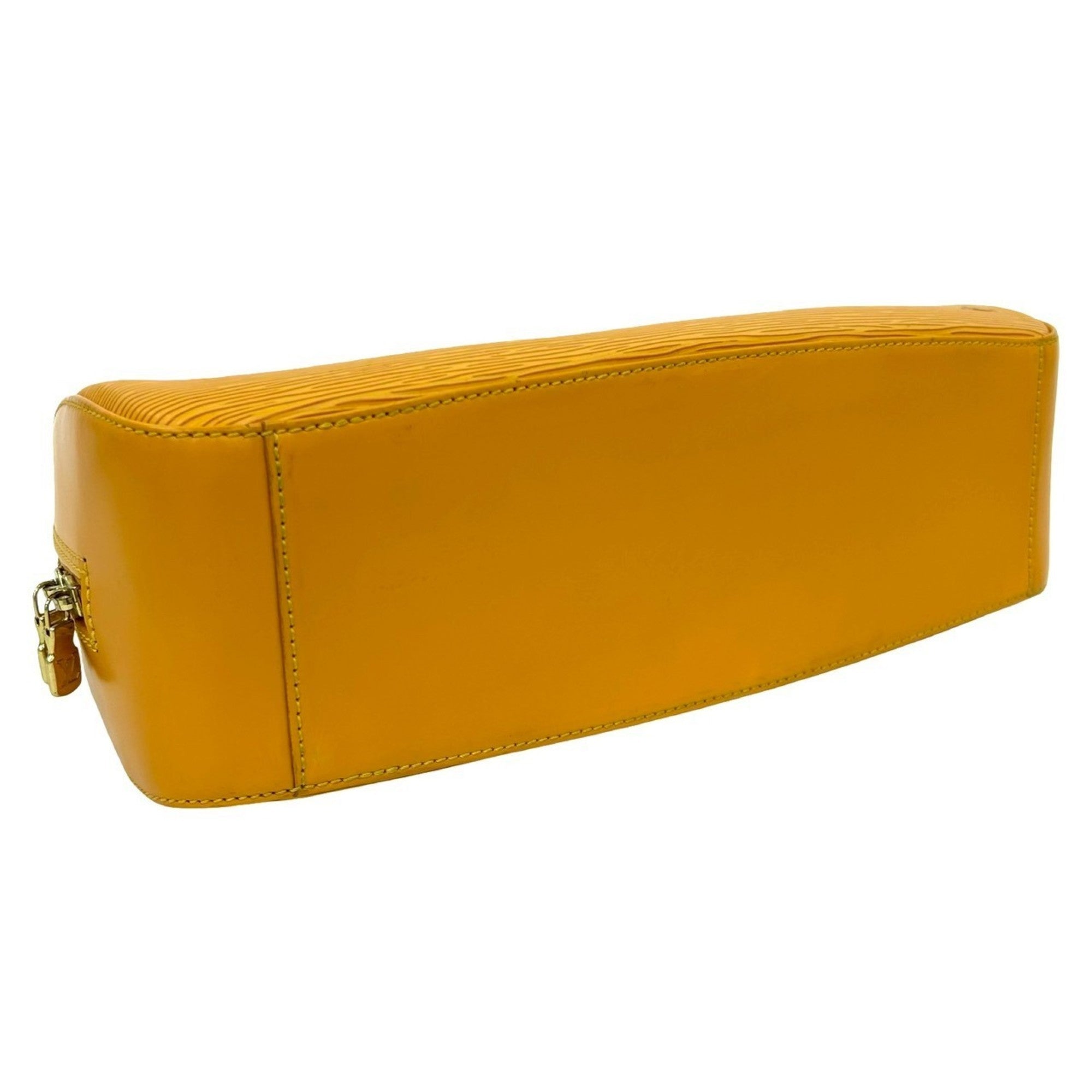 Louis Vuitton Yellow Epi Leather Boston Bag Handbag (Pre-Owned)