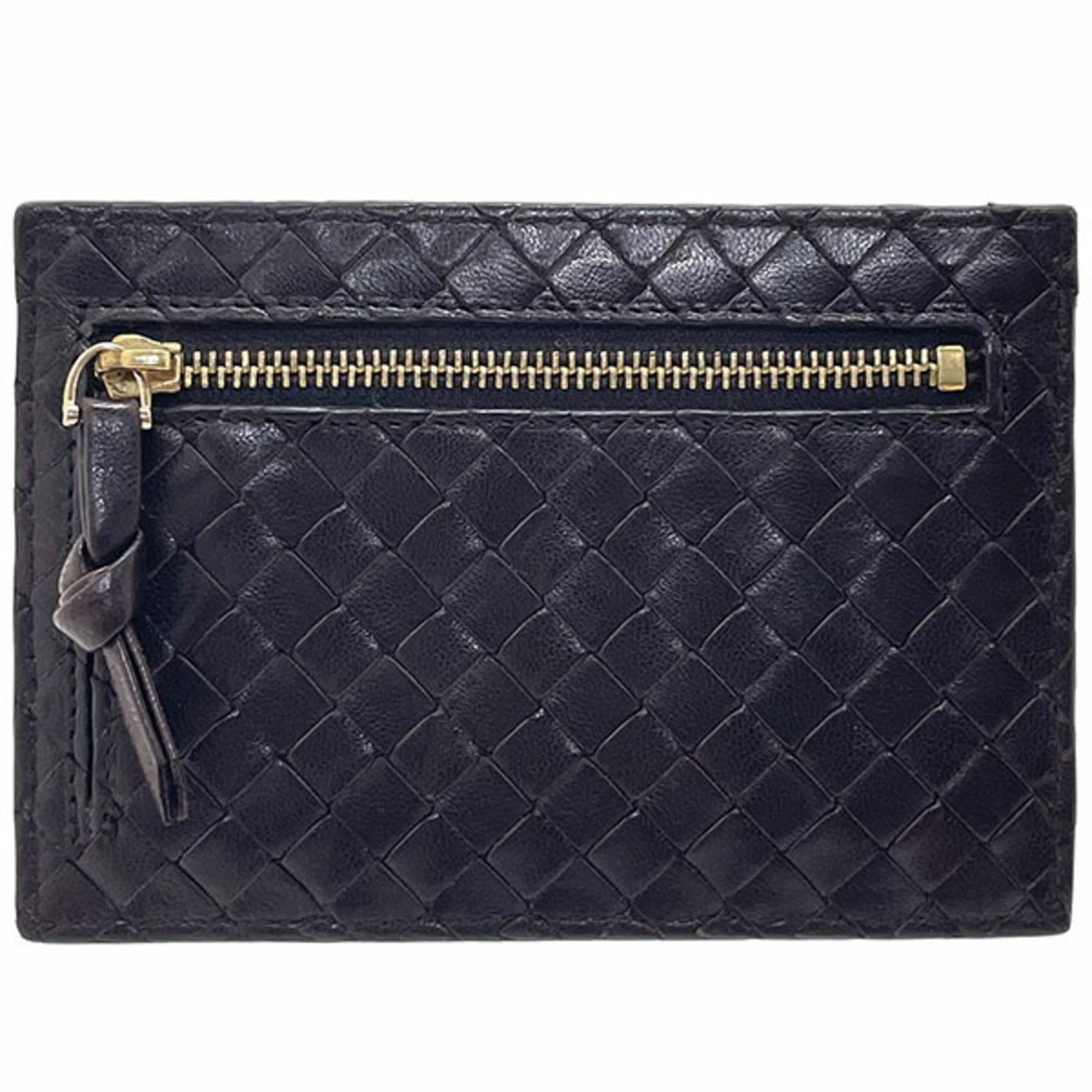 Bottega Veneta Brown Leather Coin Purse/Coin Case (Pre-Owned)