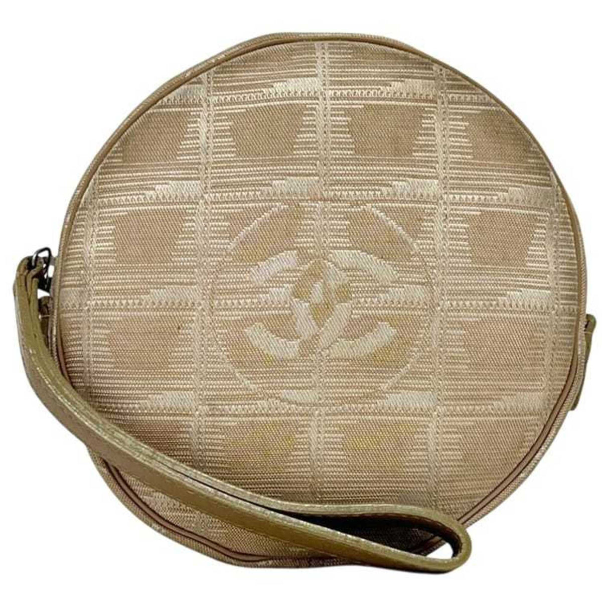 Chanel Beige Nylon Pouch (Pre-Owned)