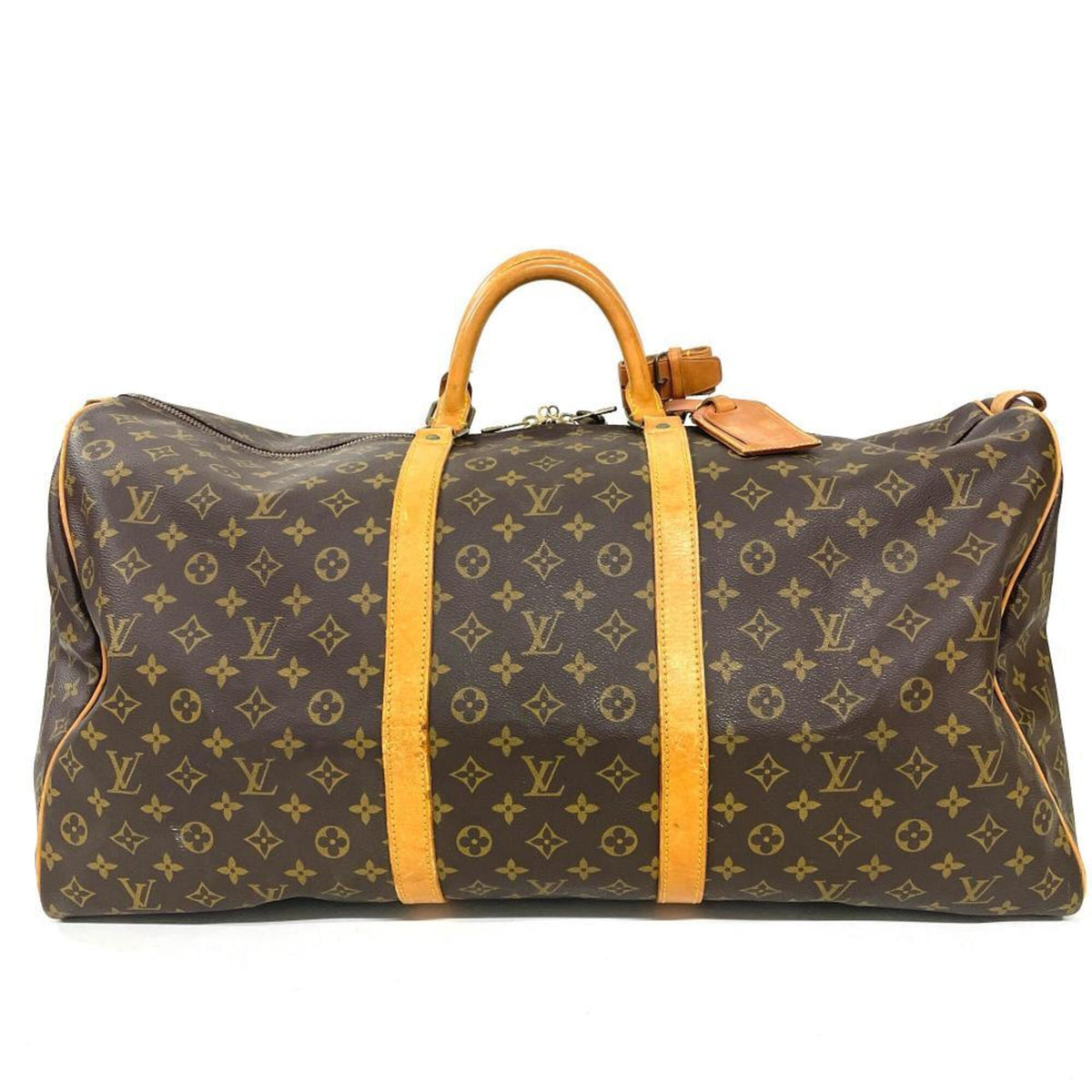 Louis Vuitton Brown Monogram Canvas Boston Bag (Pre-Owned)
