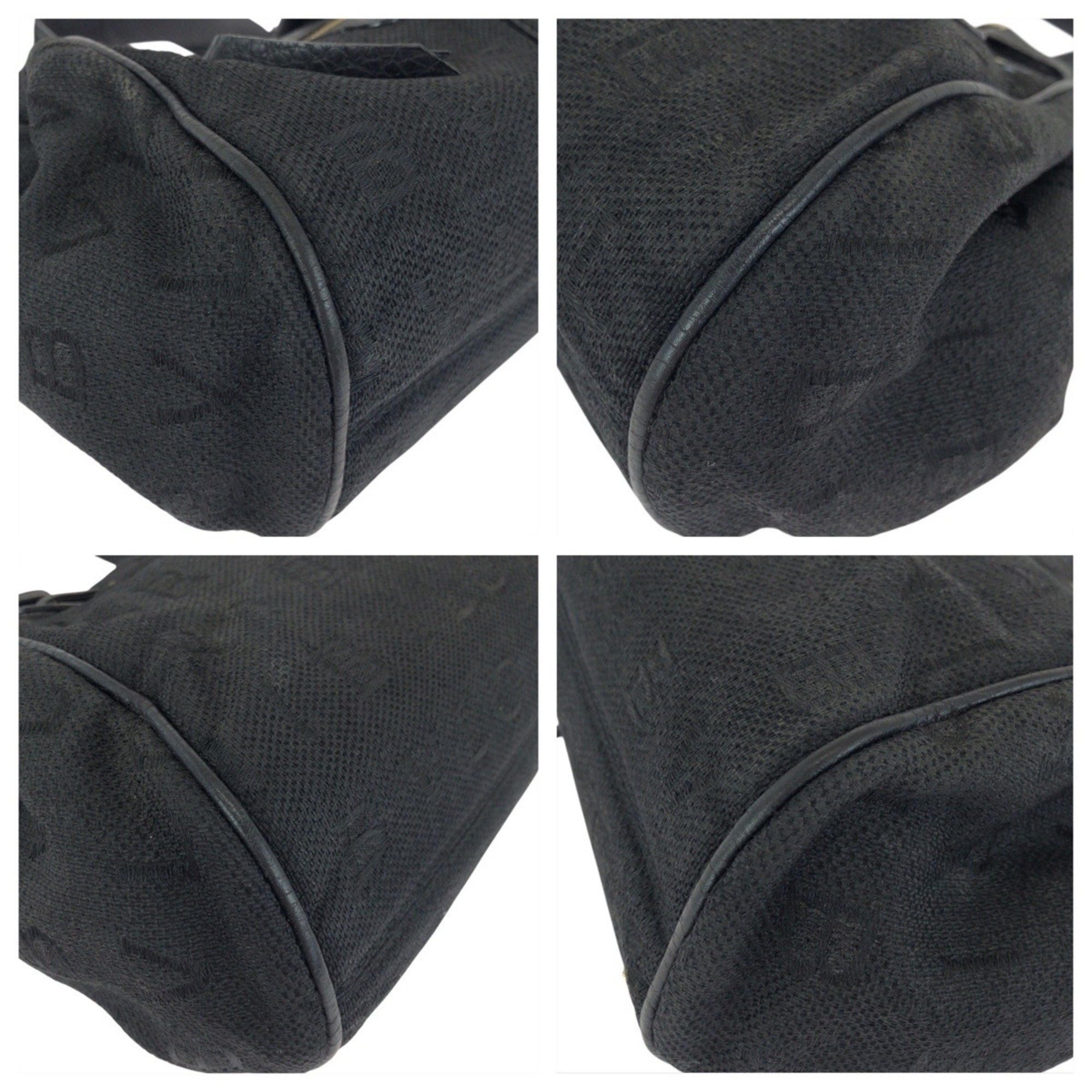 Bvlgari Black Canvas Handbag (Pre-Owned)