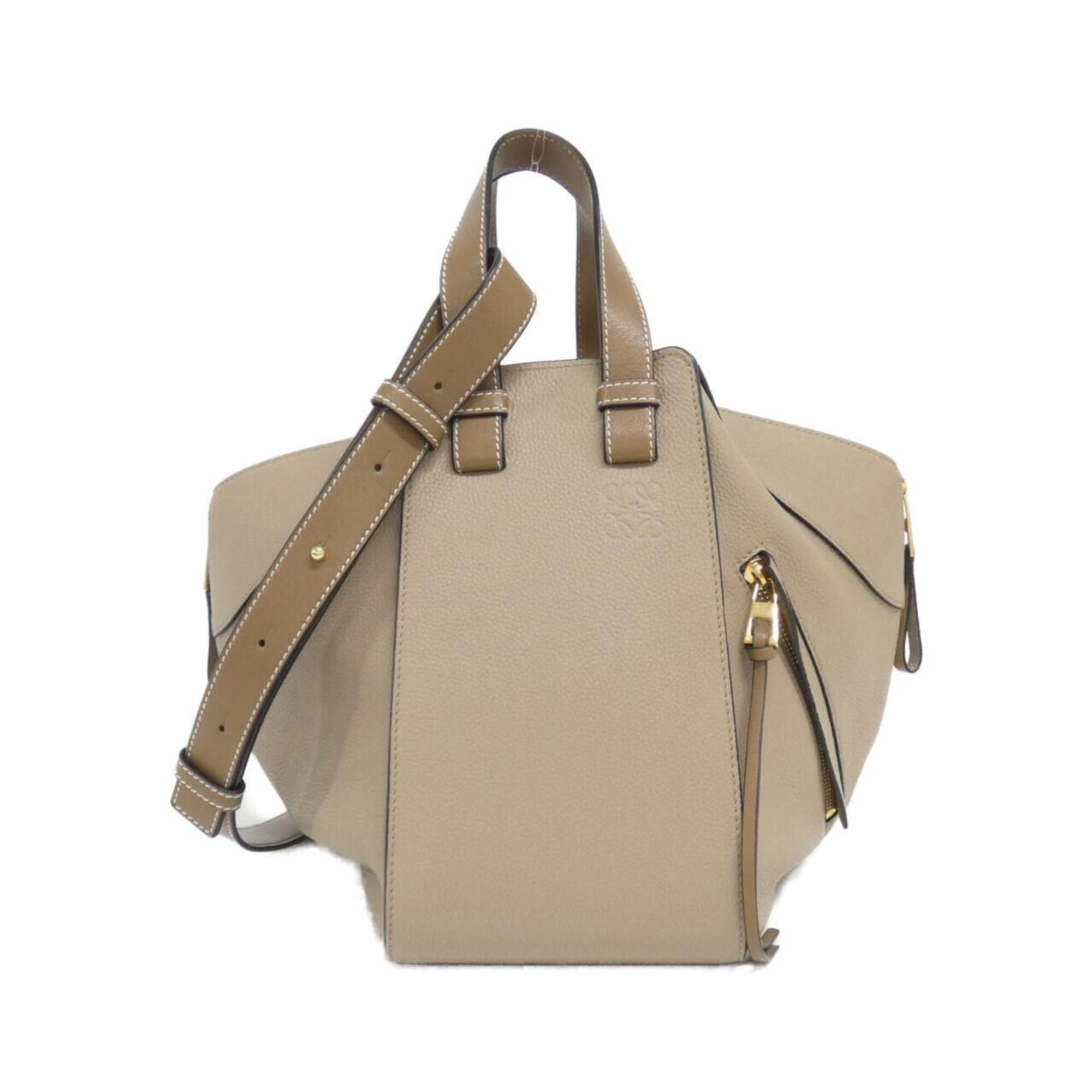 Loewe Beige Sand Leather Shoulder Bag (Pre-Owned)