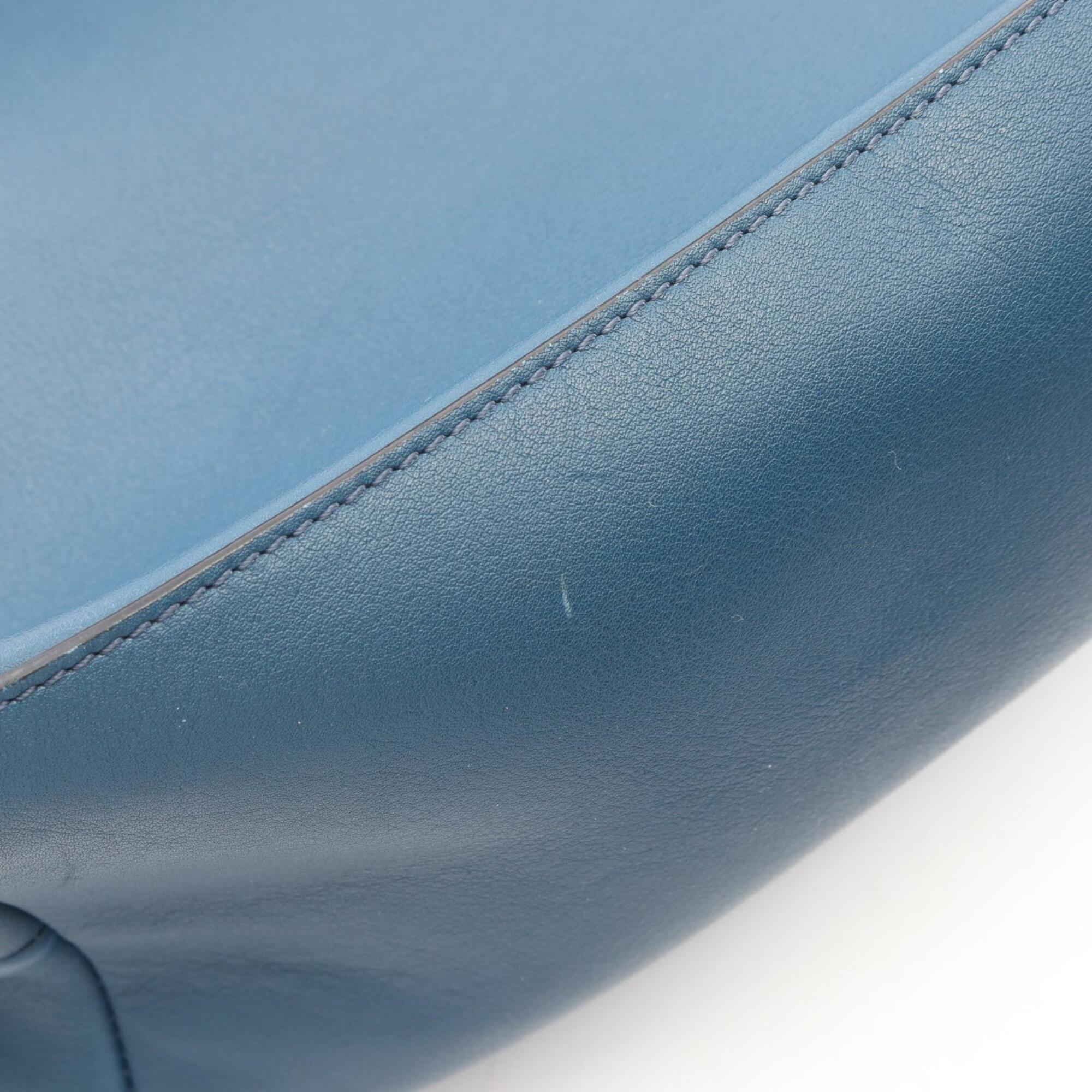 Loewe Blue Leather Backpack (Pre-Owned)