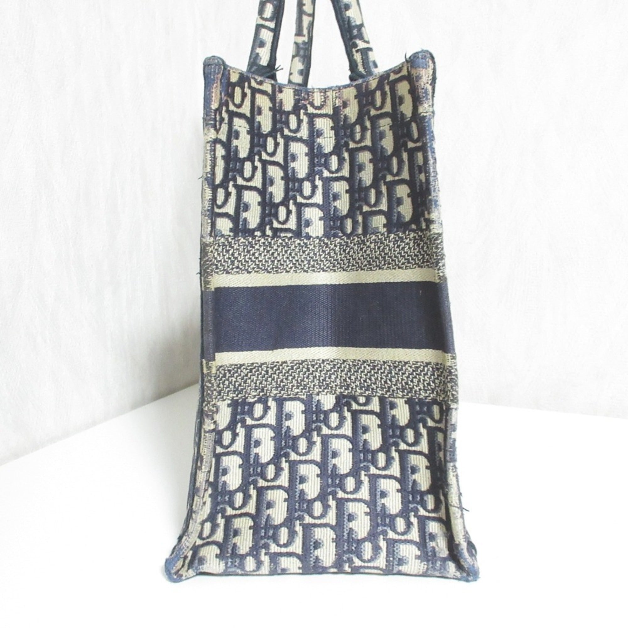Christian Dior Navy Handbag Tote Bag (Pre-Owned)