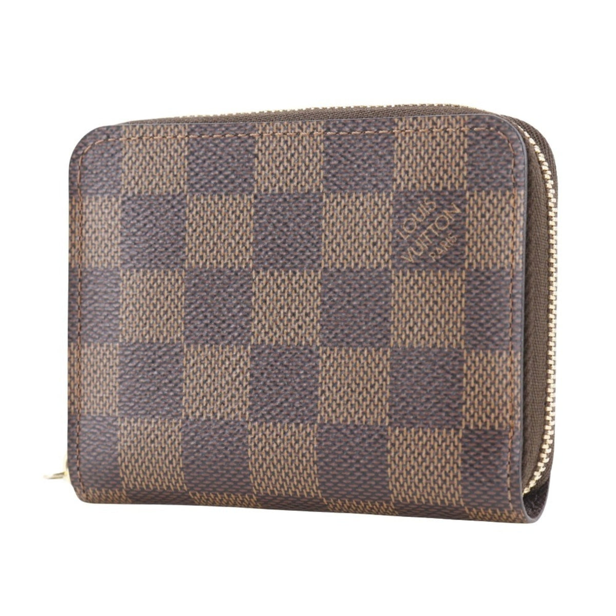 Louis Vuitton Brown Damier Canvas Coin Purse/Coin Case (Pre-Owned)