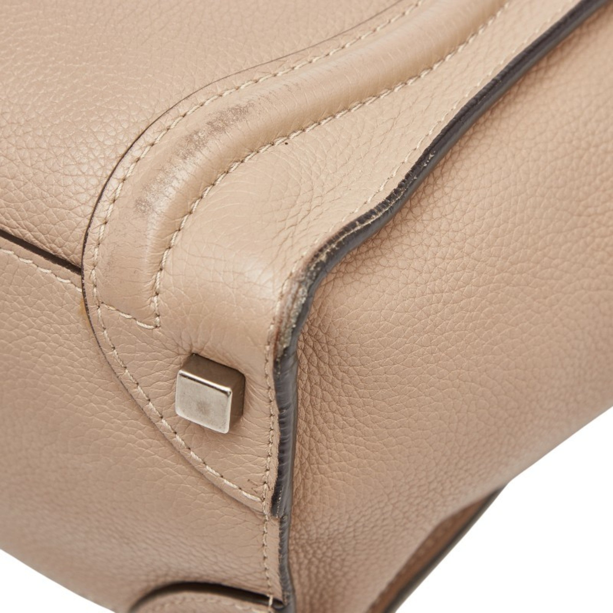 Celine Beige Leather Handbag (Pre-Owned)