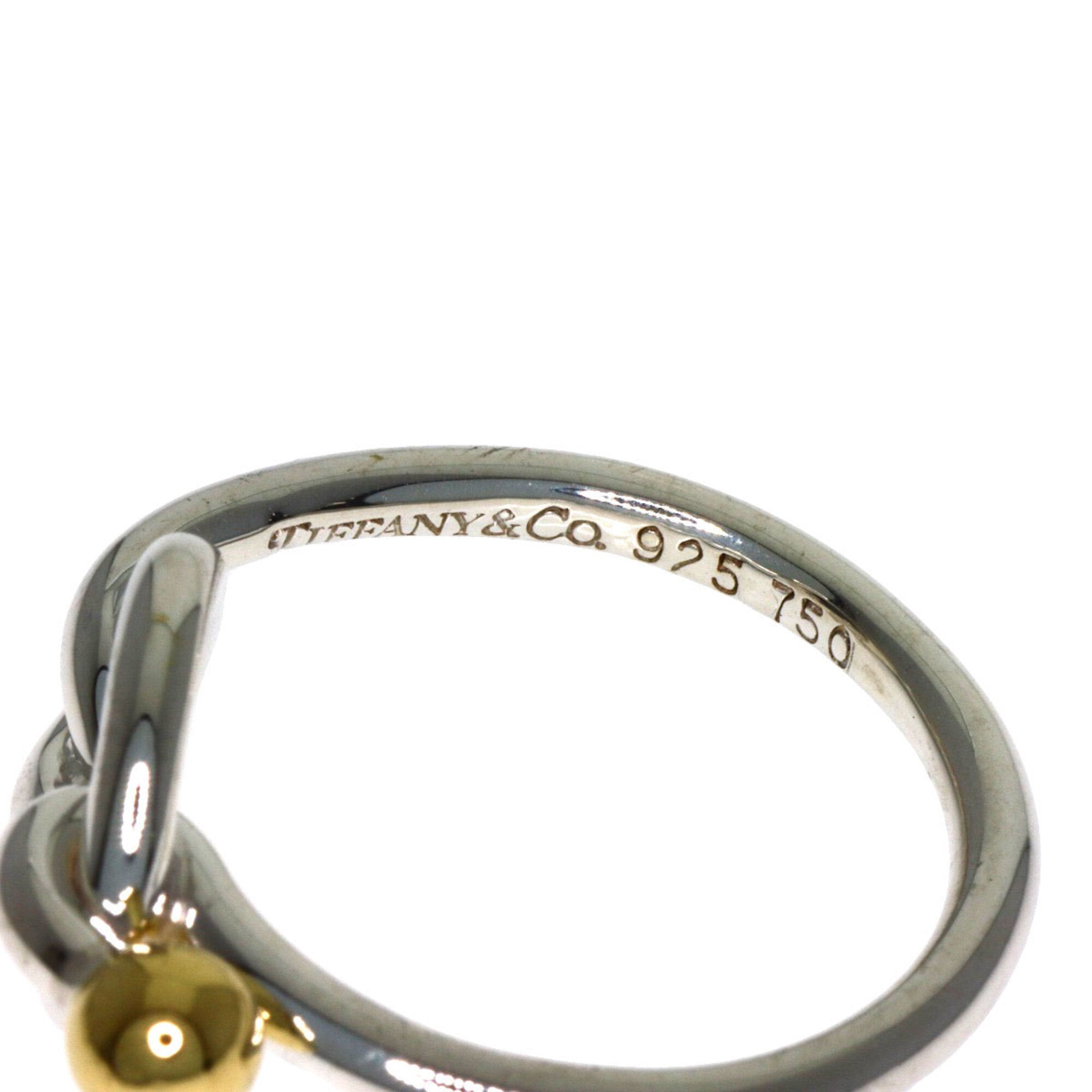 Tiffany Yellow Gold (18K) Silver Band Ring (Pre-Owned)