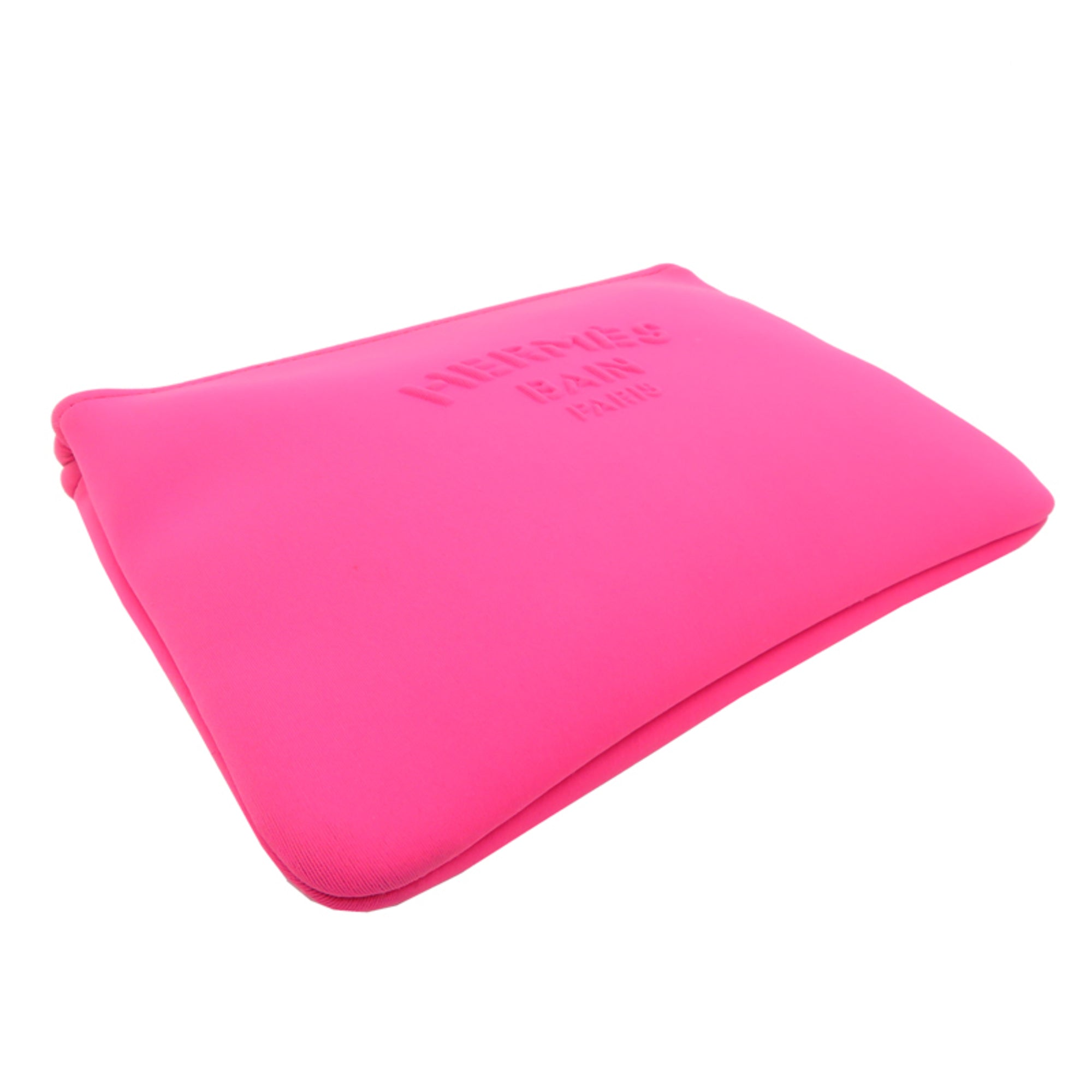 Hermes Pink Polyamide Pouch (Pre-Owned)