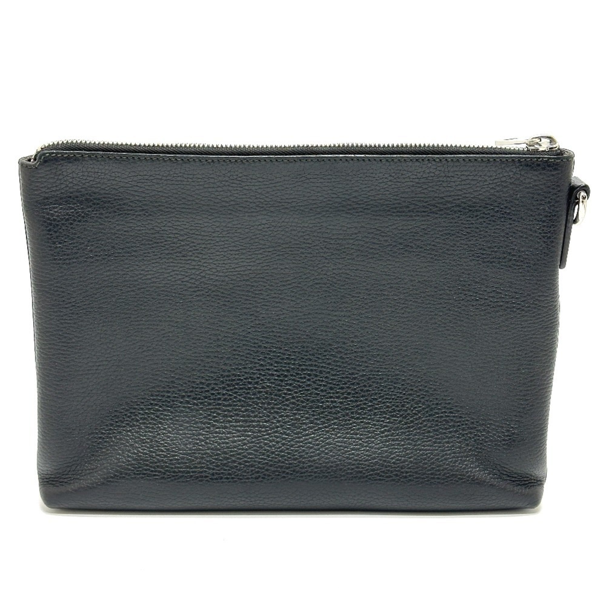 Gucci Black Leather Clutch Bag (Pre-Owned)