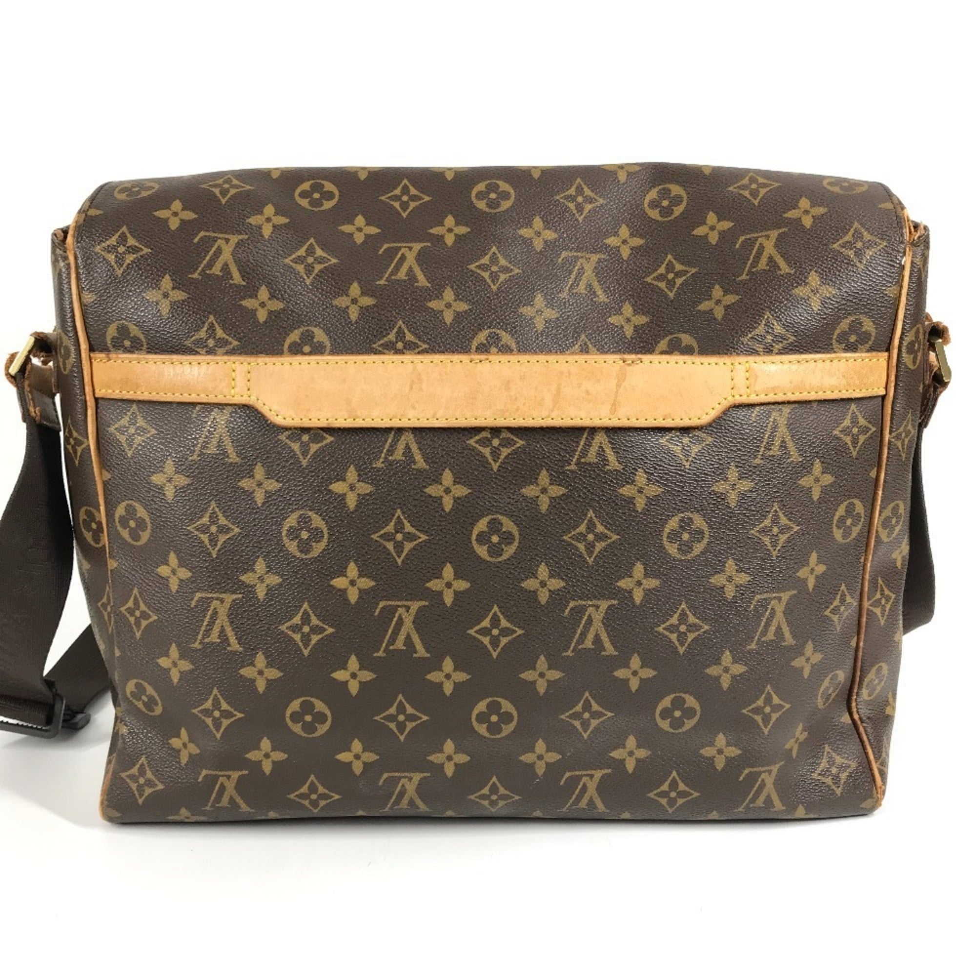 Louis Vuitton Brown Monogram Canvas Messenger Bag Shoulder Bag (Pre-Owned)