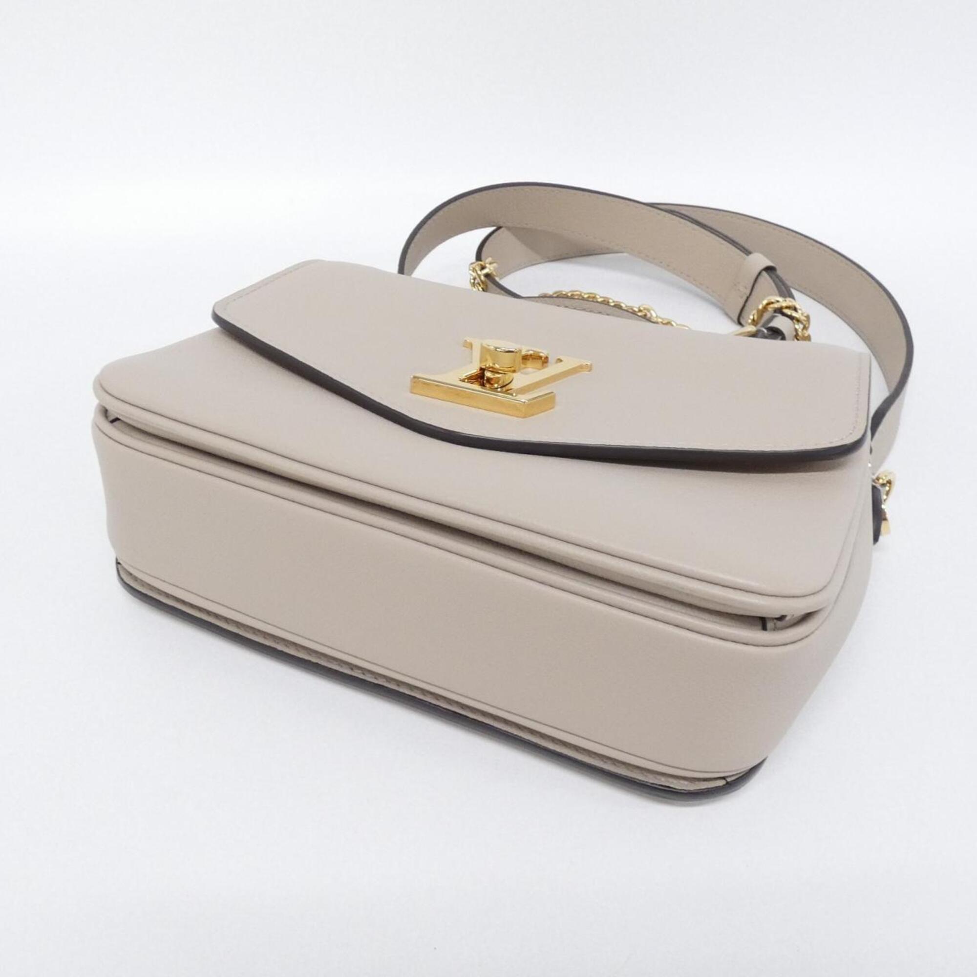 Louis Vuitton Grayish Leather Shoulder Bag (Pre-Owned)