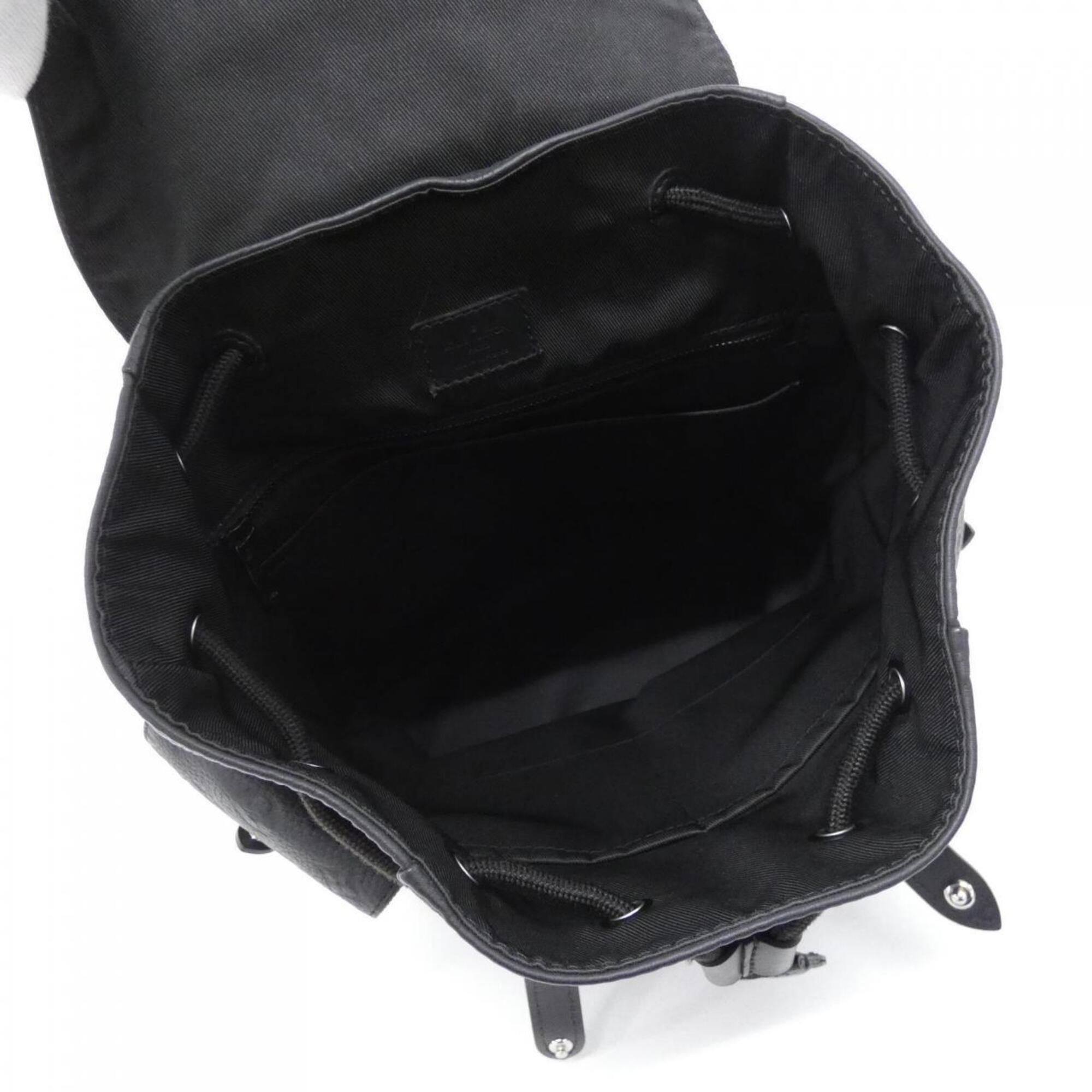 Louis Vuitton Black Leather Backpack (Pre-Owned)